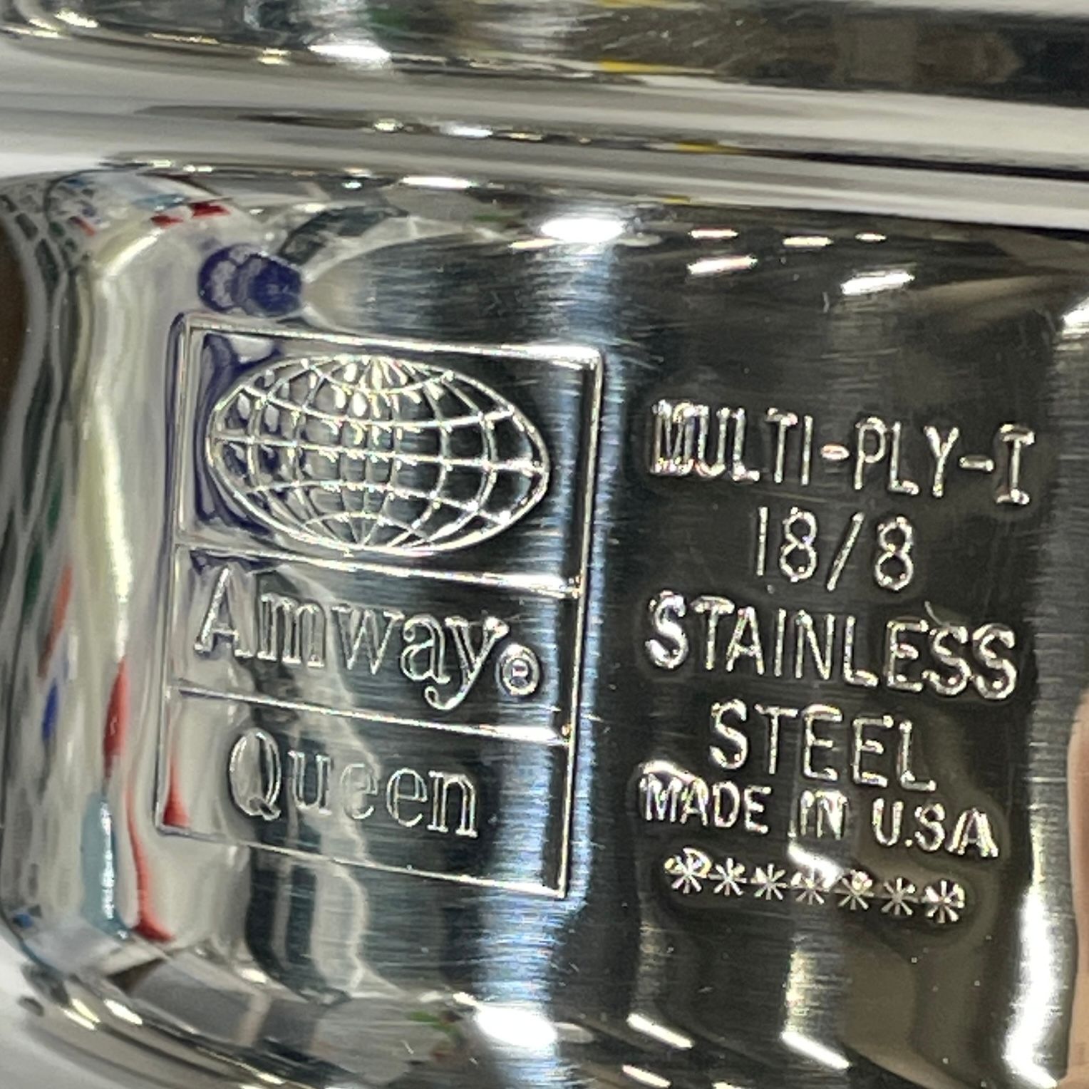 ☆ Amway アムウェイ Queen クイーン ステンレス製 片手鍋 蓋付き 2個