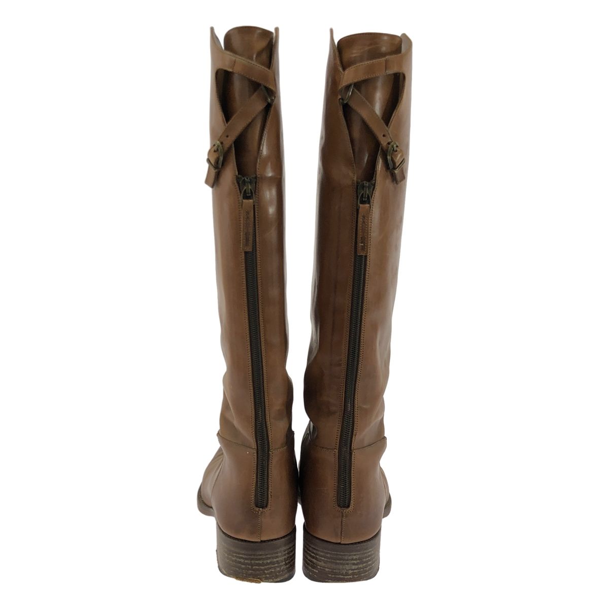 美品　SARTORE サルトル　ジョッキーブーツ　シングルベルト　ブラウン サルトル ブーツ ジョッキーブーツ 正規品 SARTORE ロングブーツ