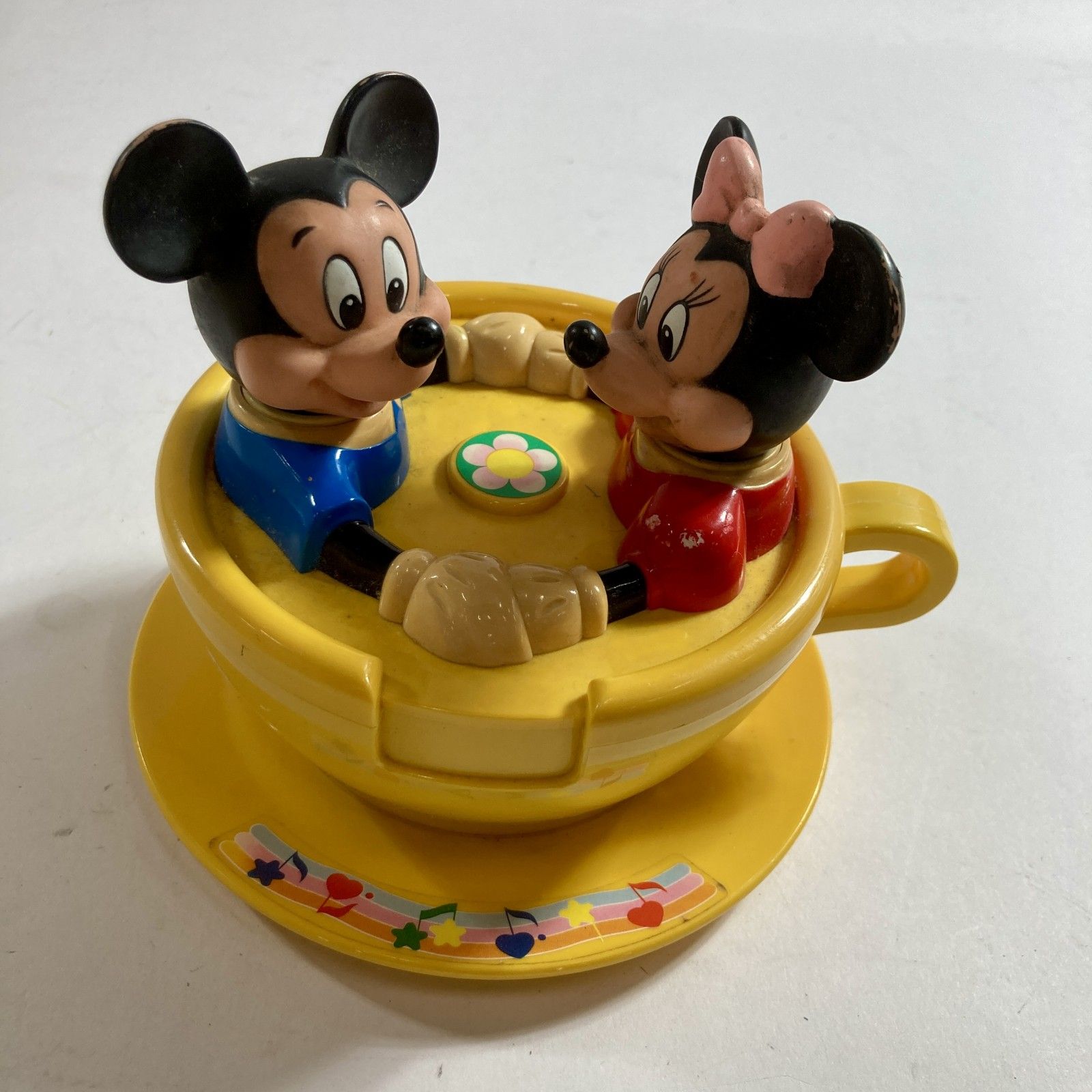 貴重ディズニーミッキー ミニー MUSICAL TEACUP 貴重ディズニー