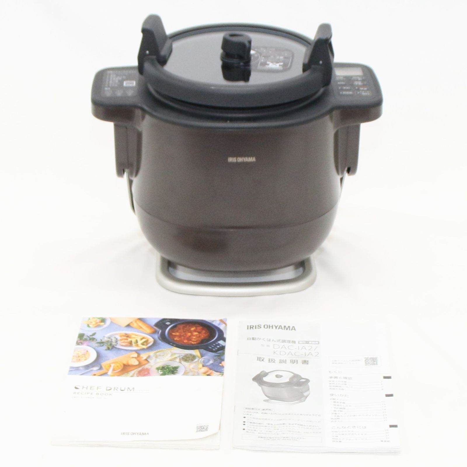 中古 アイリスオーヤマ CHEFDRUM(シェフドラム) KDAC-IA2-T 自動