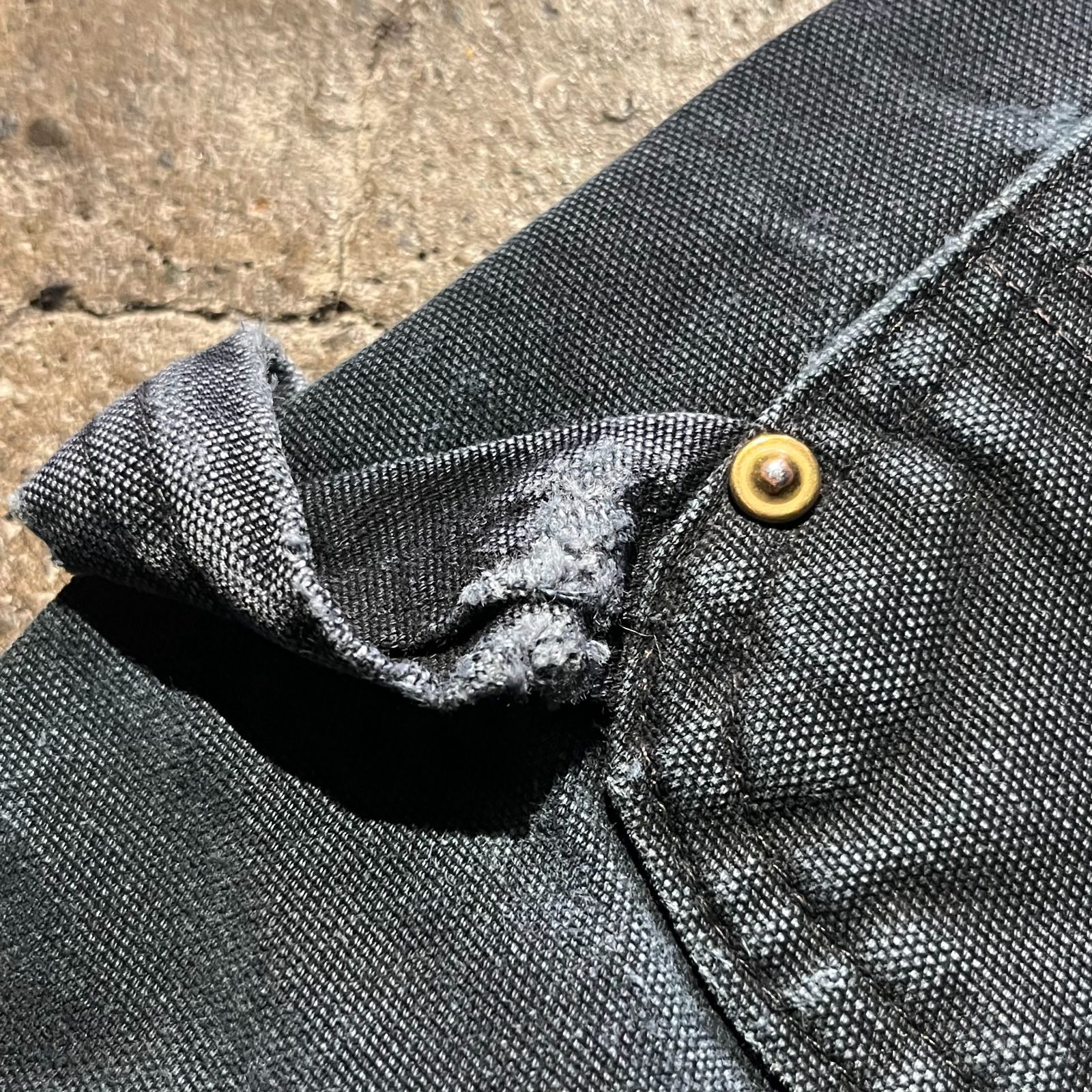 carhartt USA製 ダブルニーペインターパンツ ブラック W31 カーハート