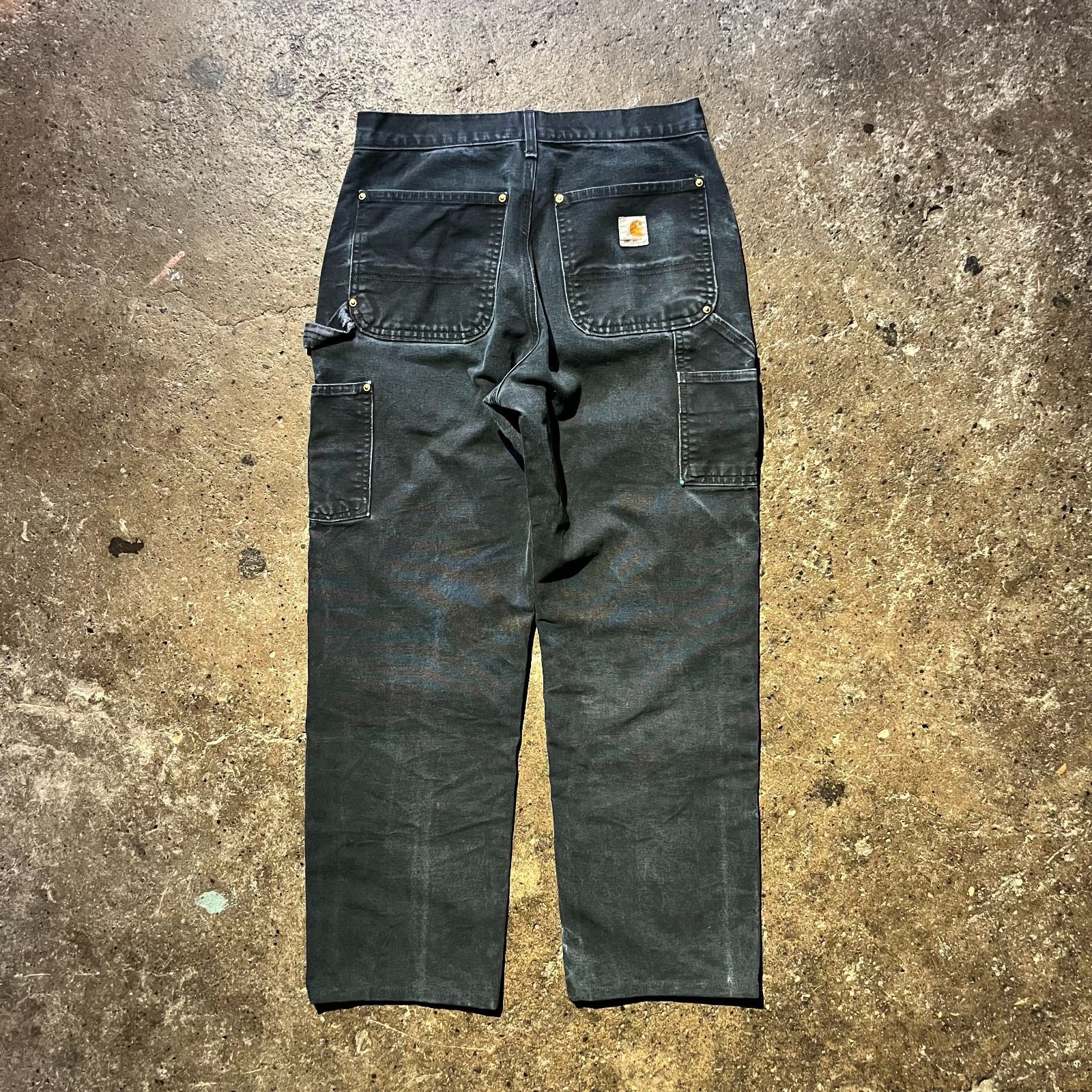 carhartt USA製 ダブルニーペインターパンツ ブラック W31 カーハート