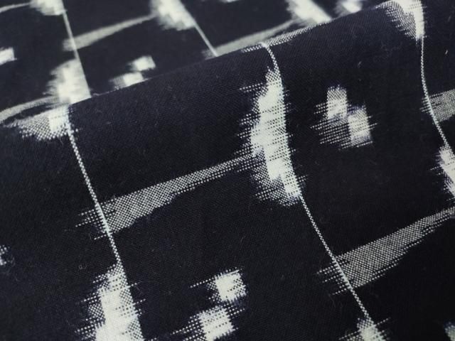 平和屋着物○久留米絣 単衣 綿 変わり格子 逸品 DABA4570az - メルカリ
