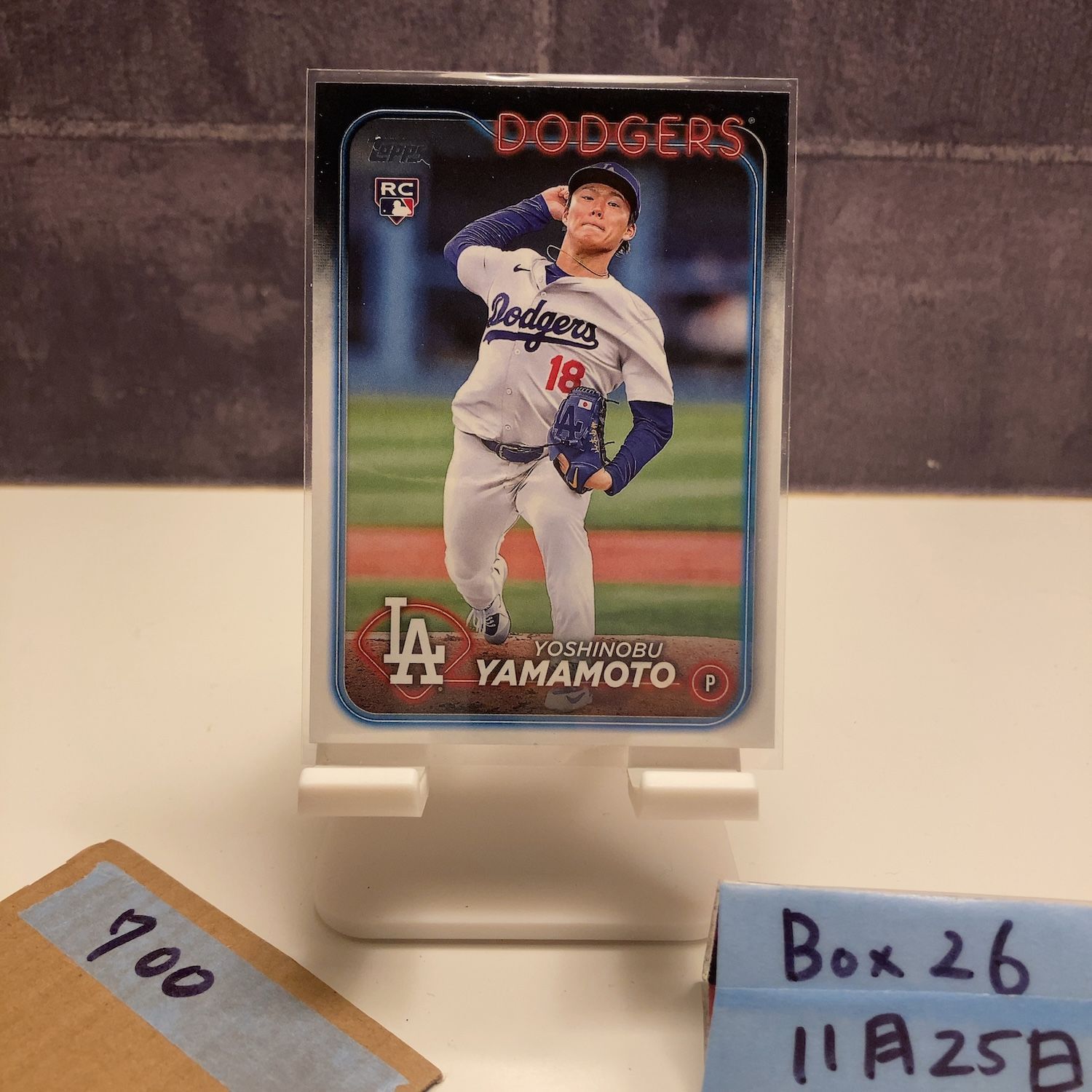 2024 Topps 山本由伸 Yoshinobu Yamamoto ロサンゼルスドジャース RC