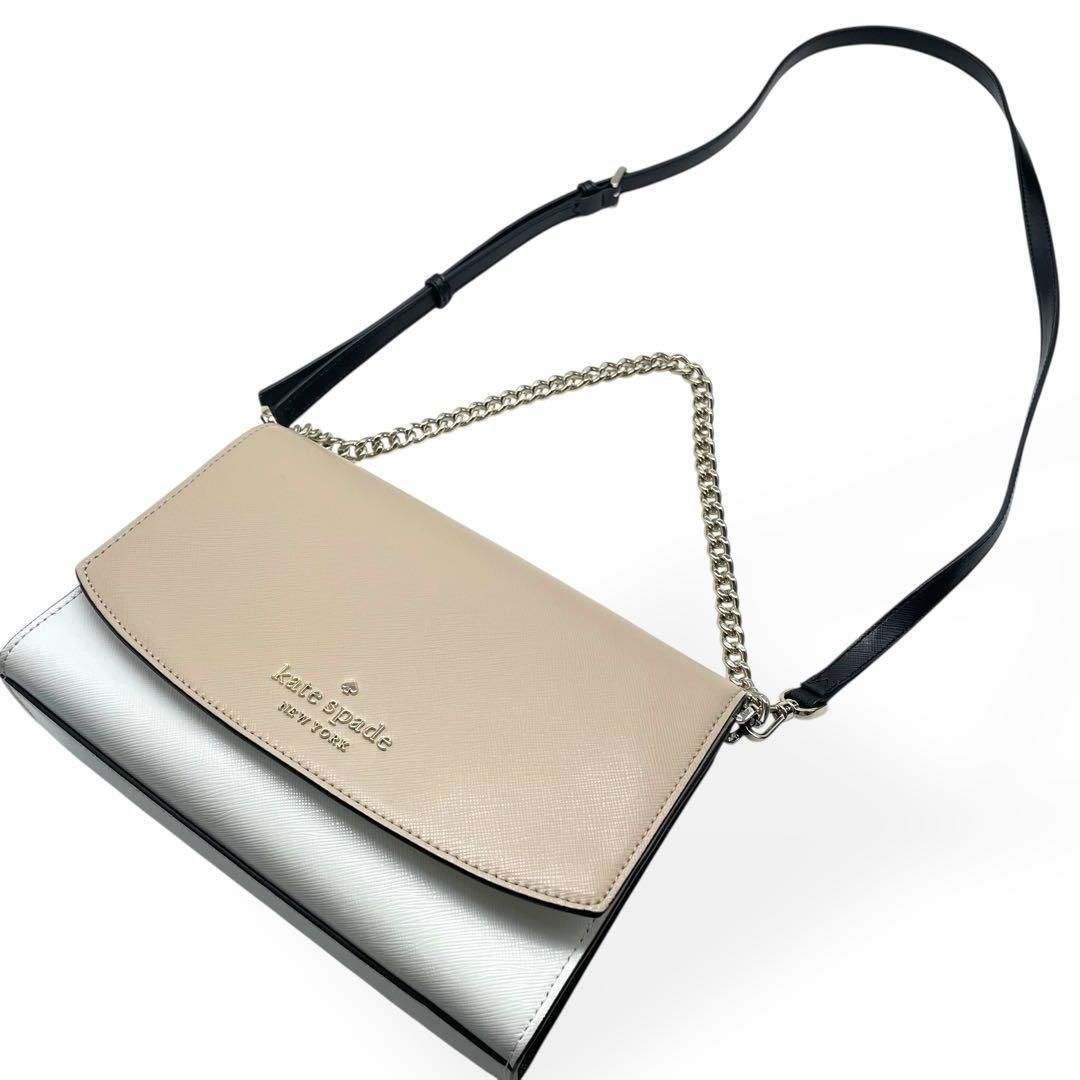 未使用級 Kate Spade 2way ショルダーバッグ レザー 斜め掛け - メルカリ