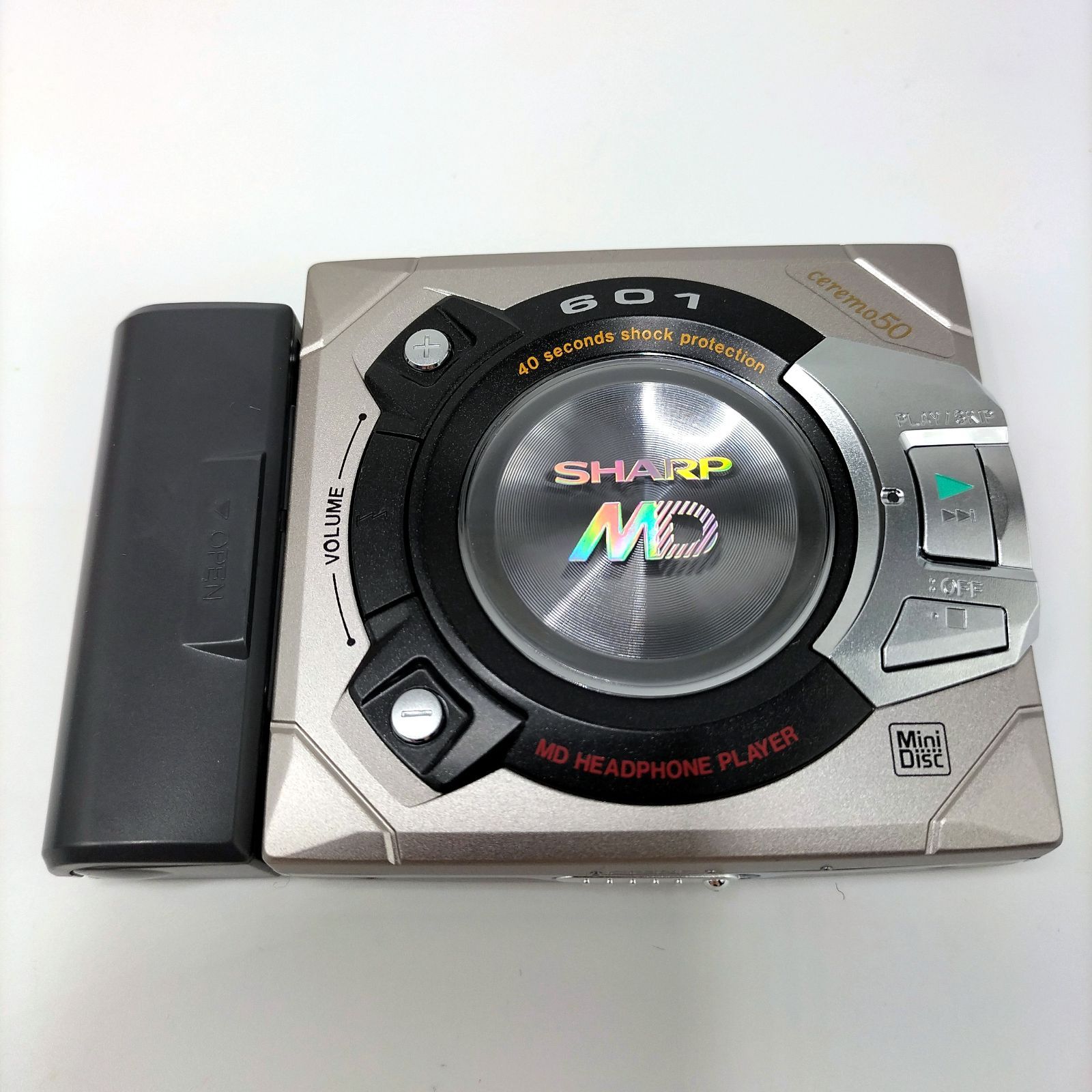 極美品 SHARP MD-J 601 ポータブルMDプレーヤー 箱 付属品多数