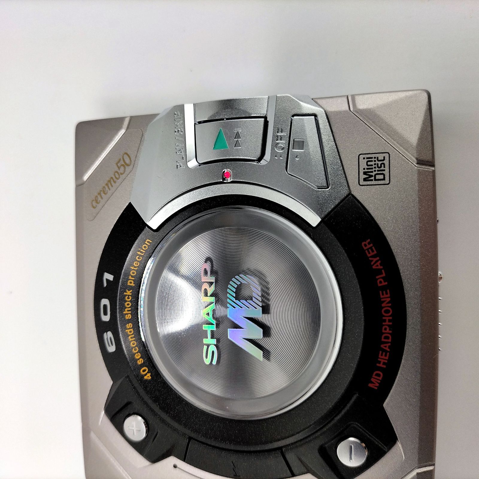 極美品 SHARP MD-J 601 ポータブルMDプレーヤー 箱 付属品多数