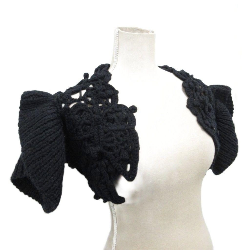 ケイタマルヤマ KEITA MARUYAMA ニット カーディガン ボレロ レース