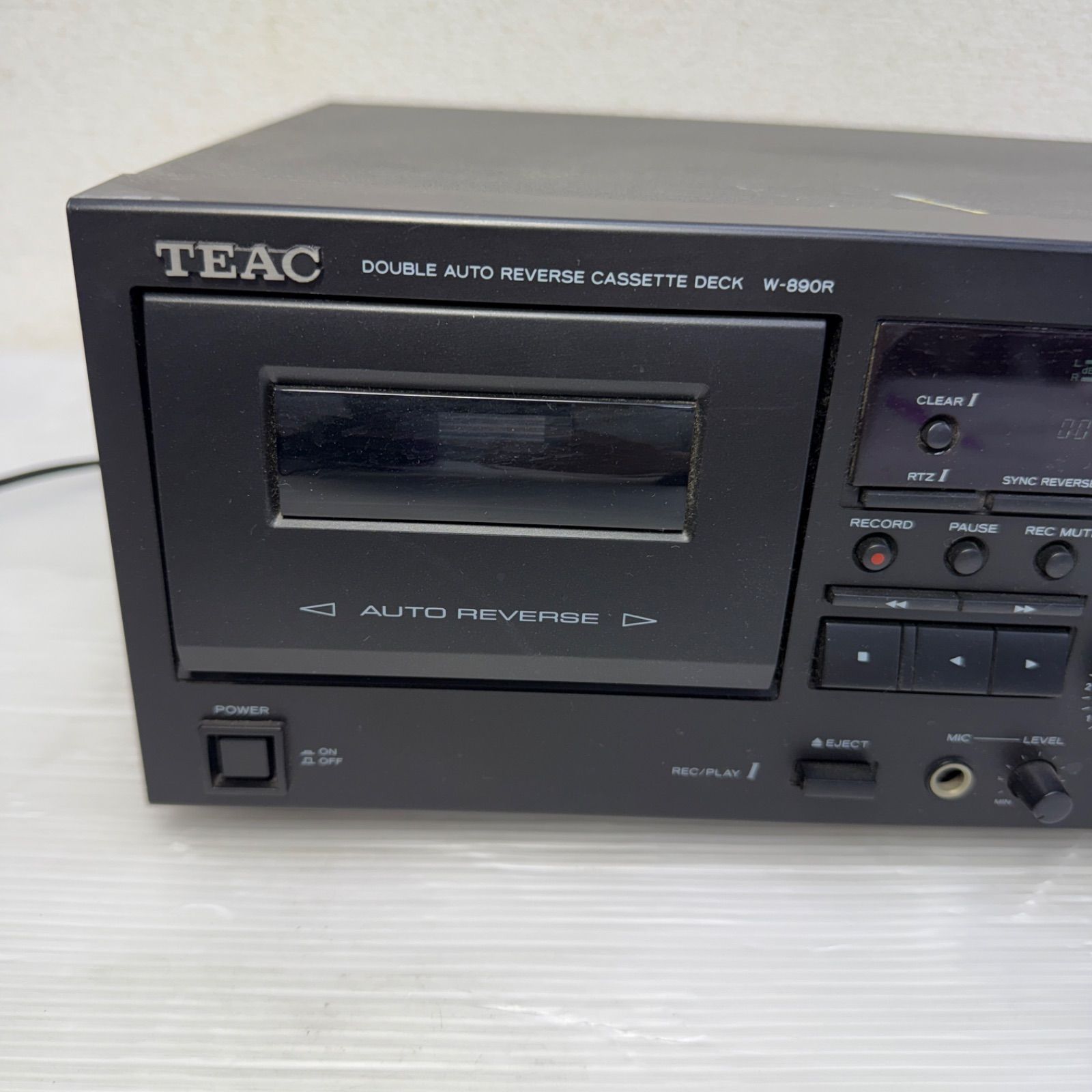 ☆TEAC W-890R B☆ダブルカセットデッキ ティアック カセット