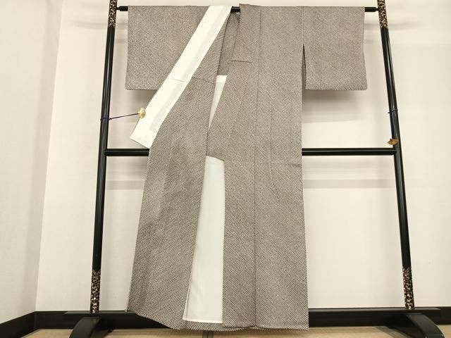 平和屋着物▽上質な小紋　単衣　総絞り　正絹　逸品　AABF5586fy 平和屋着物▽上質な小紋 単衣 総絞り 正絹 逸品 AABF5586fy 【公式通販】