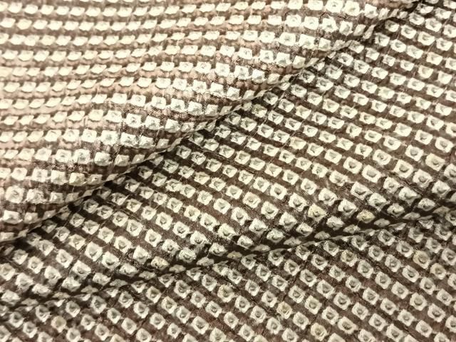 平和屋着物▽上質な小紋　単衣　総絞り　正絹　逸品　AABF5586fy 平和屋着物▽上質な小紋 単衣 総絞り 正絹 逸品 AABF5586fy 【公式通販】