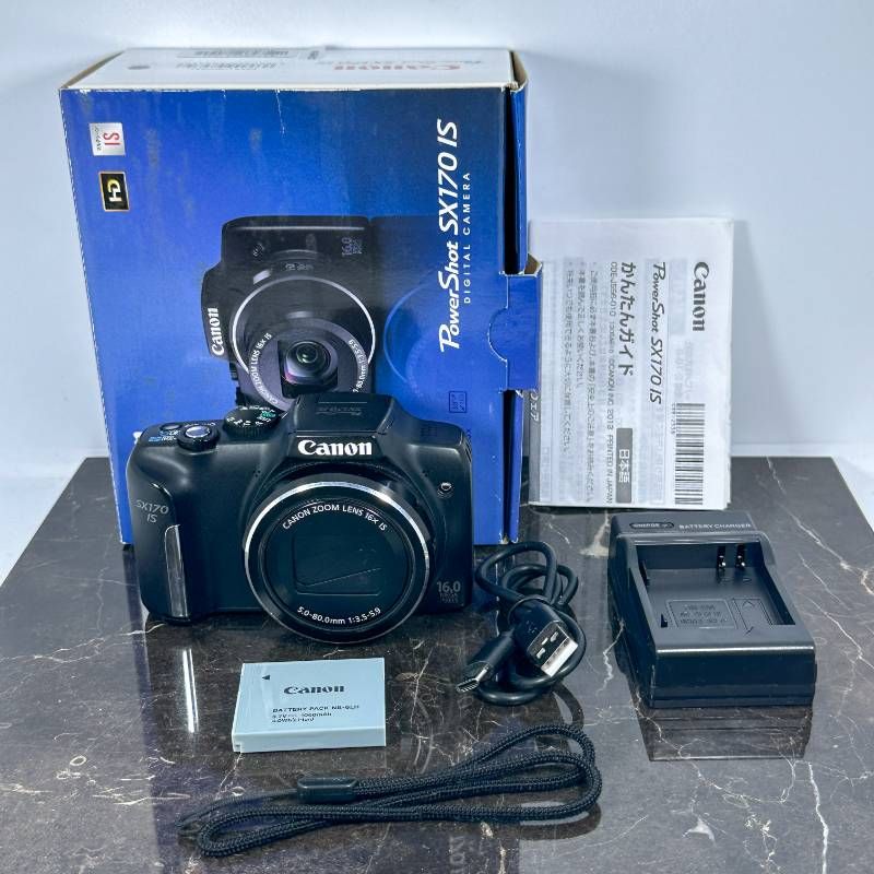 美品】Canon PowerShot SX170 IS コンパクトデジタルカメラ 1600万画素