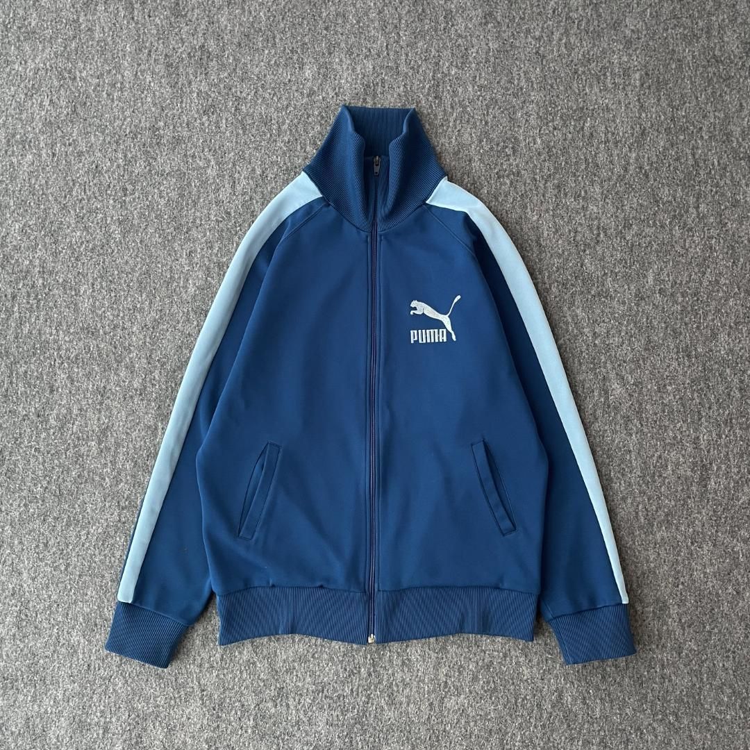 80s PUMA トラックジャケット ジャージ レトロ刺繍 ヴィンテージ
