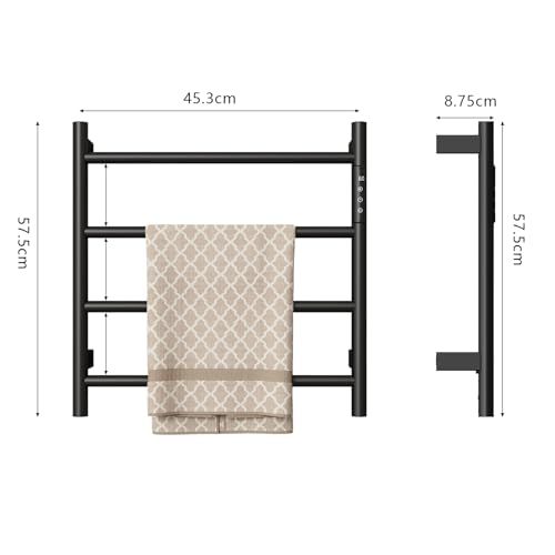 Sunrosa タオルウォーマー ステンレス 壁掛け式 ヒーター Amazon.co.jp