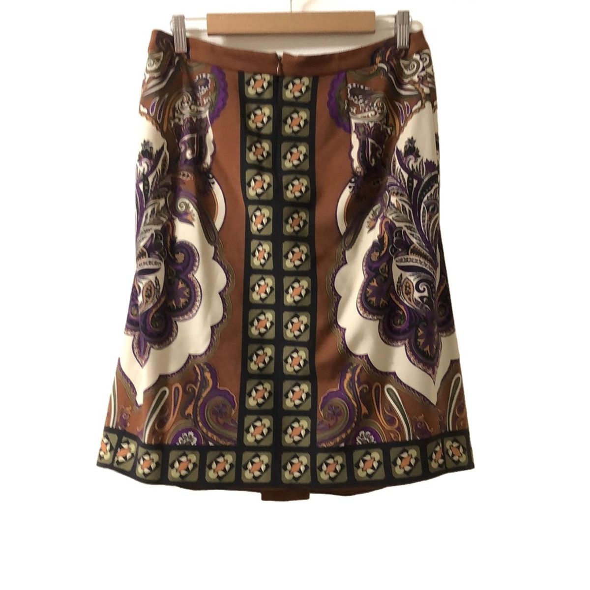 ETRO(エトロ) スカート サイズ44 L レディース - ダークブラウン