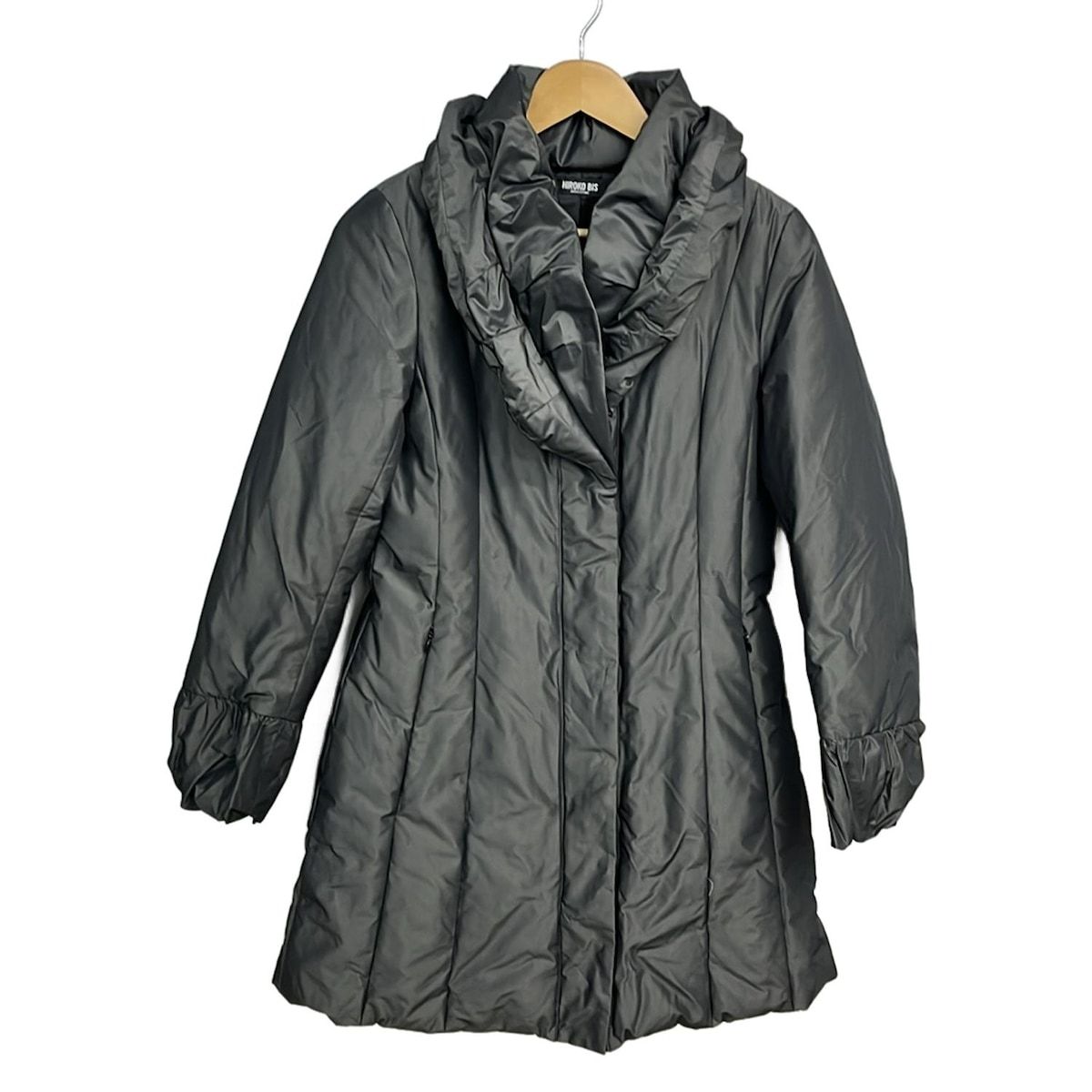 HIROKO BIS(ヒロコビス) ダウンコート サイズ9 M レディース美品 - 黒