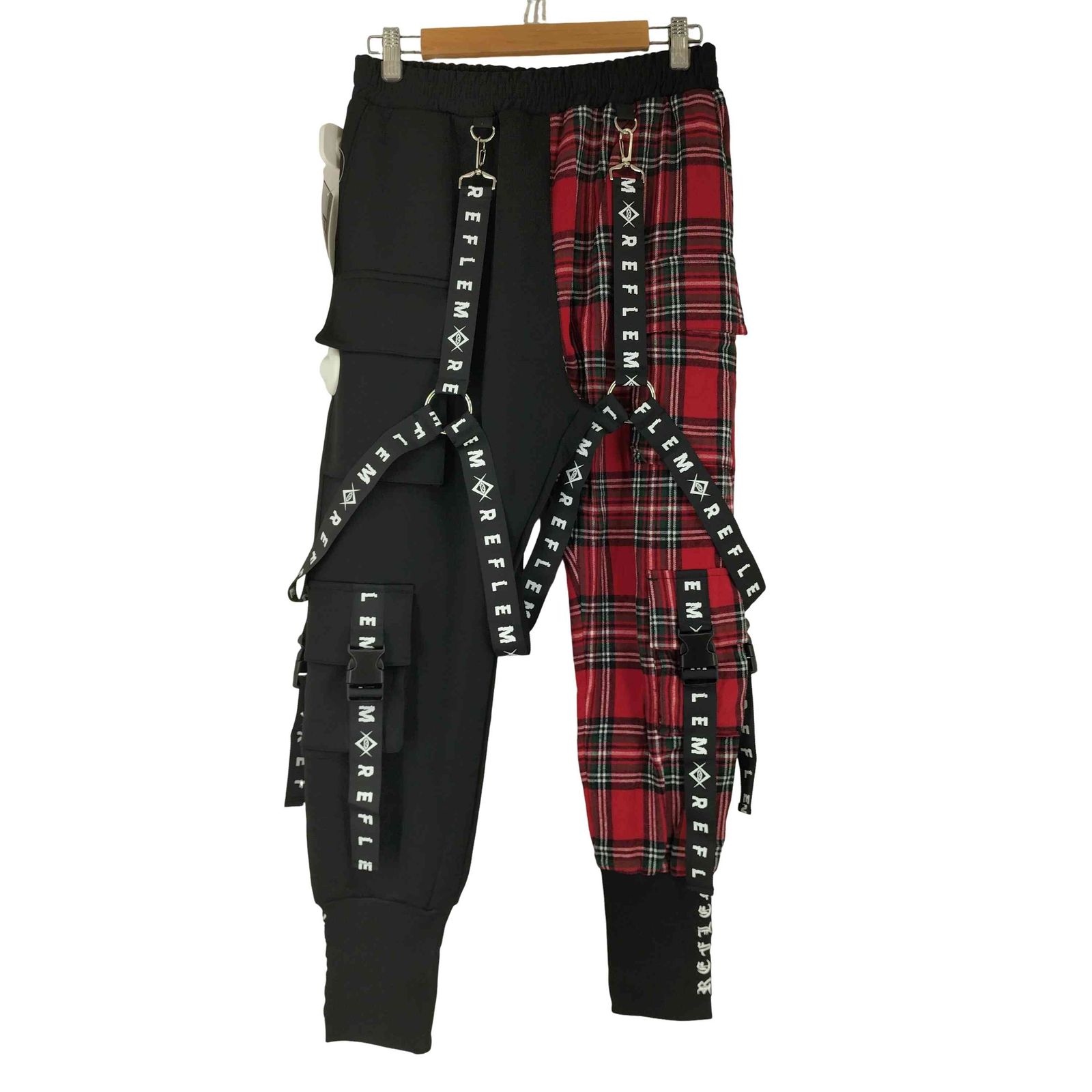 レフレム REFLEM ハーネスロゴベルトカーゴパンツ メンズ FREE - メルカリ