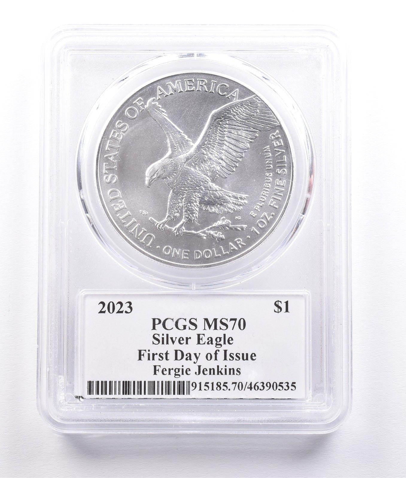 2023年 アメリカン シルバー イーグル FDOI ファーギー・ジェンキンス