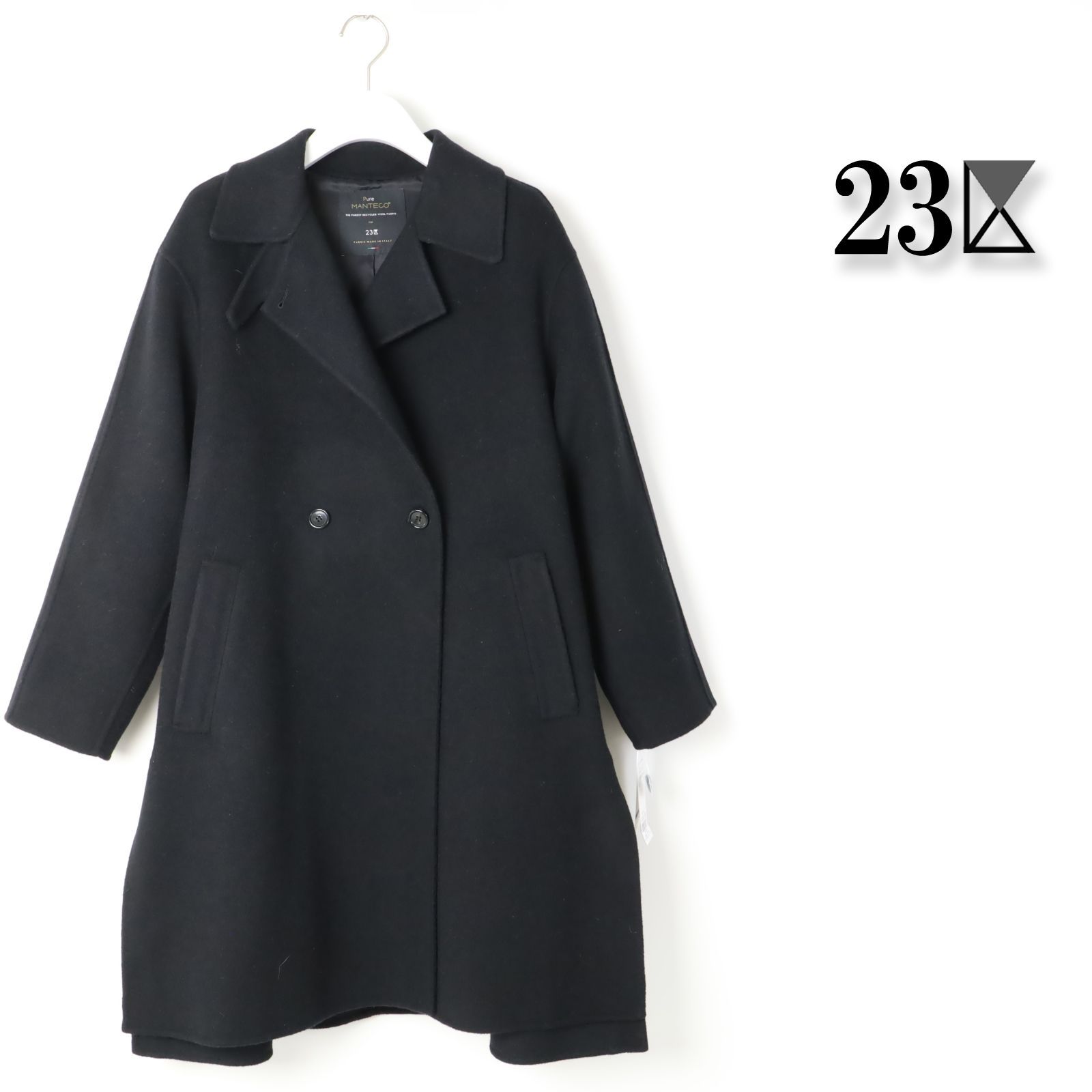 新品 今季 新作 23区 MANTECOPure リバー チェスターコート ウール