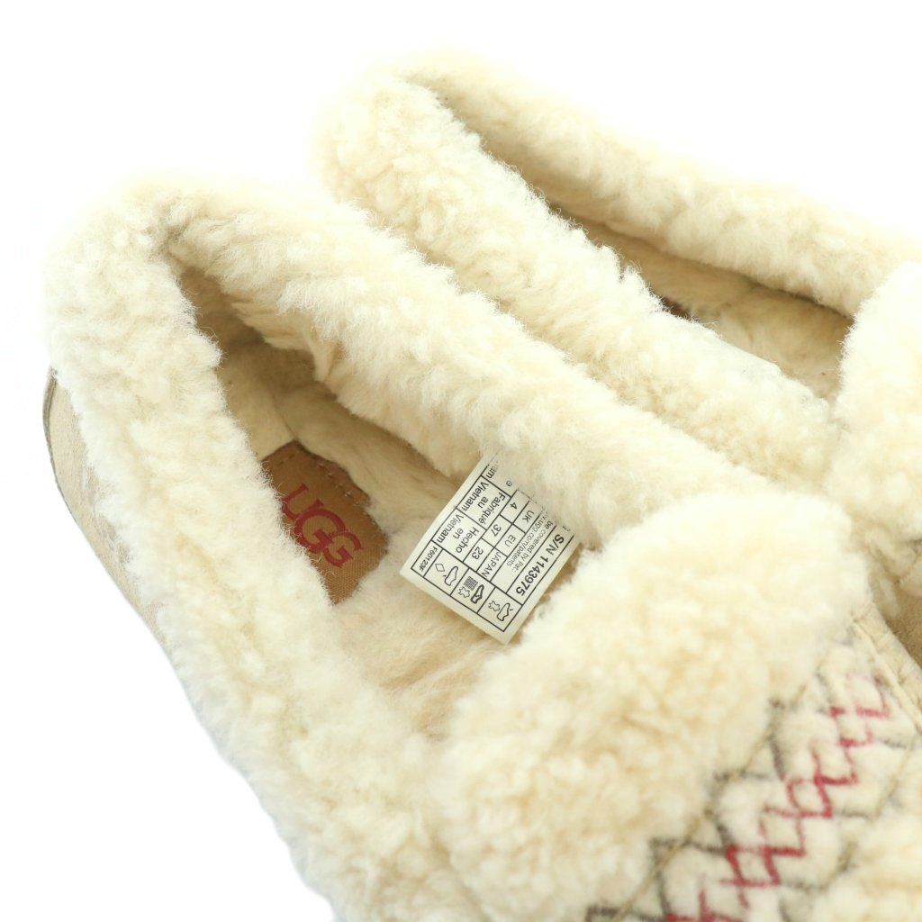 アグ UGG ANSLEY BRAID アンスレー ブレイド モカシン ムートン