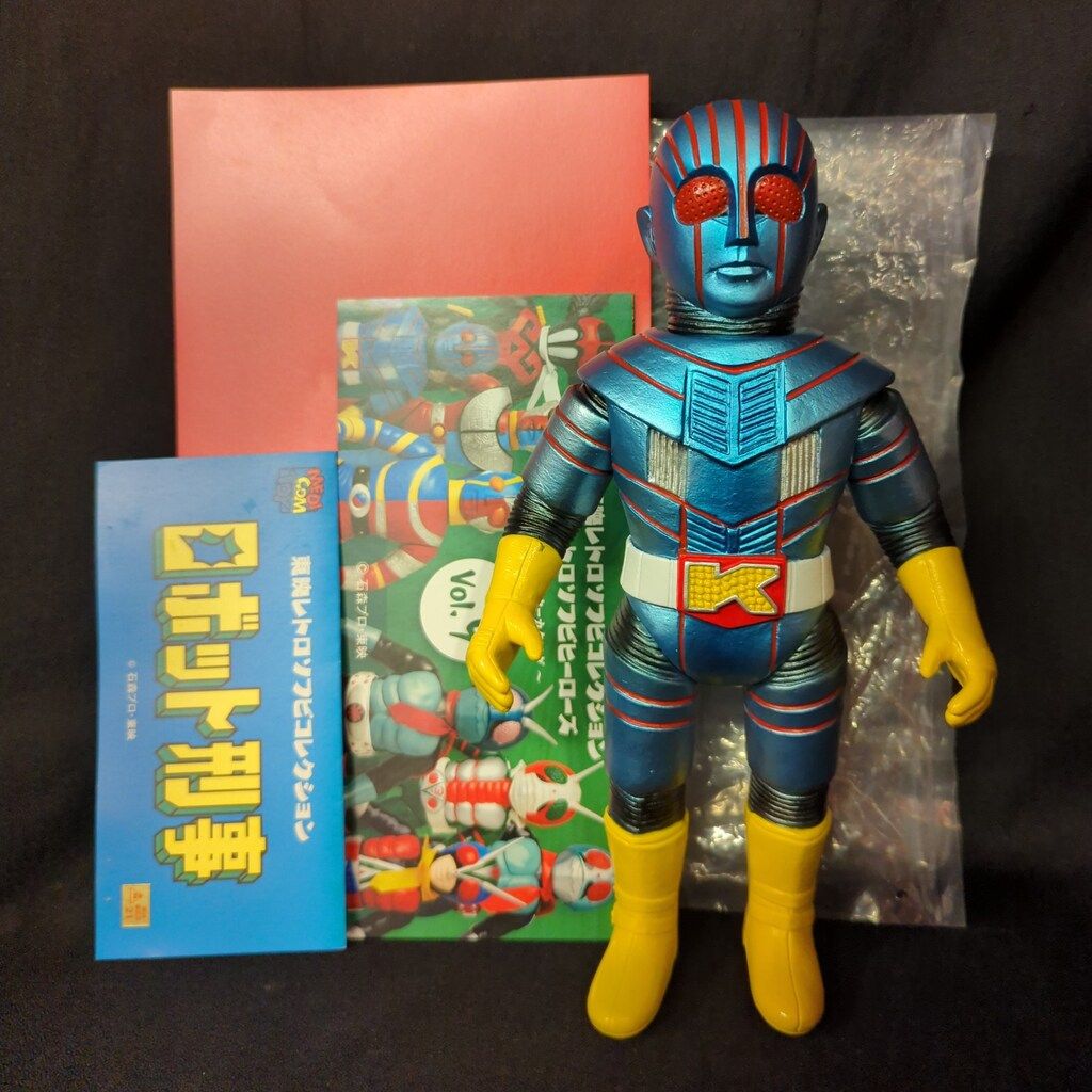 ロボット刑事K K(コートVer.) メディコムトイ 東映レトロソフビ ロボット刑事K K(コートVer.) メディコムトイ 東映レトロソフビ