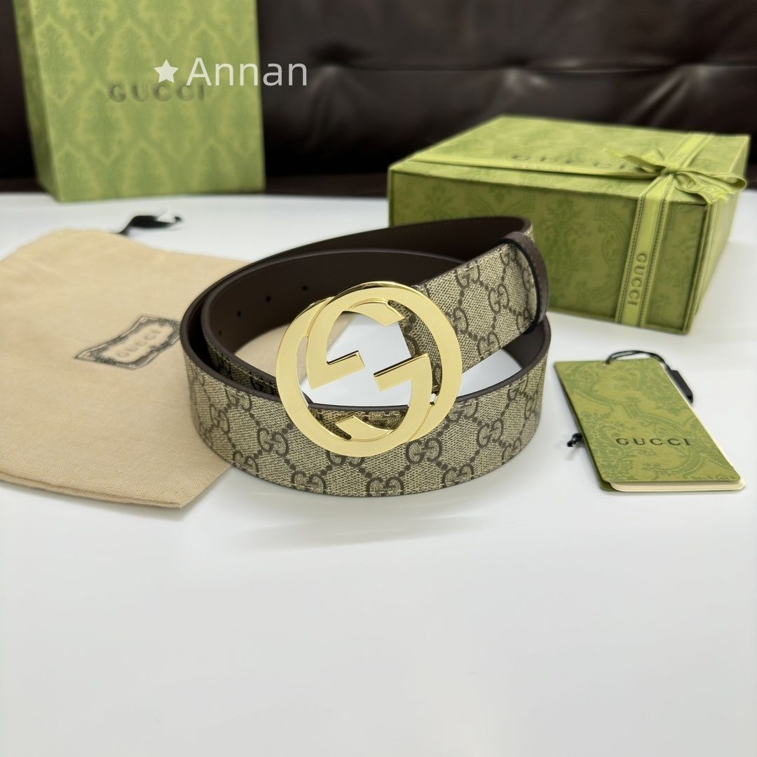 未使用品】最終値下げ GUCCI グッチ GG ベルト メンズ 本革 - メルカリ