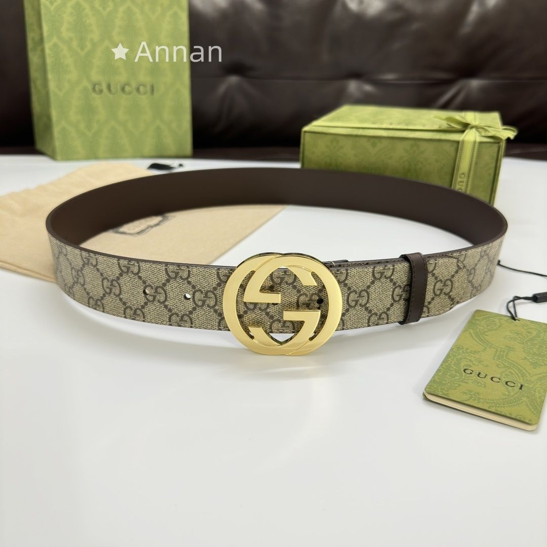 未使用品】最終値下げ GUCCI グッチ GG ベルト メンズ 本革 - メルカリ