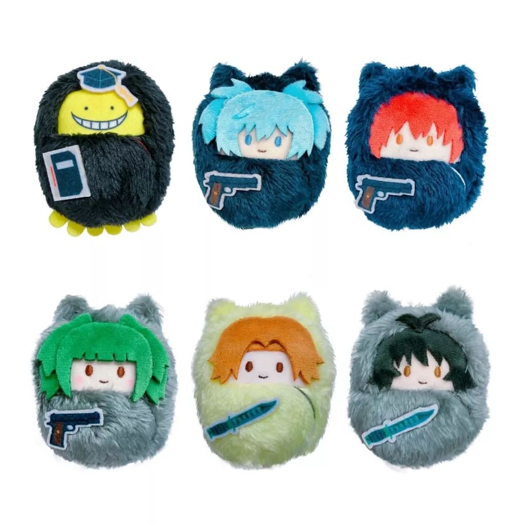 新品】ぬいぐるみマスコット・ぬいぐるみバッジ 【BOX】暗殺教室