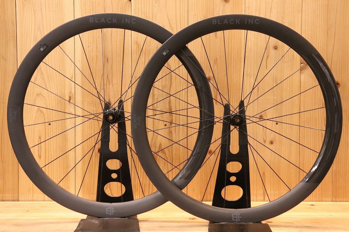 パーツ BLACK INC BLACK FORTY FIVE Disc TLR ブラックインク Black Inc FORTY FIVE DISC カーボン ホイールセット