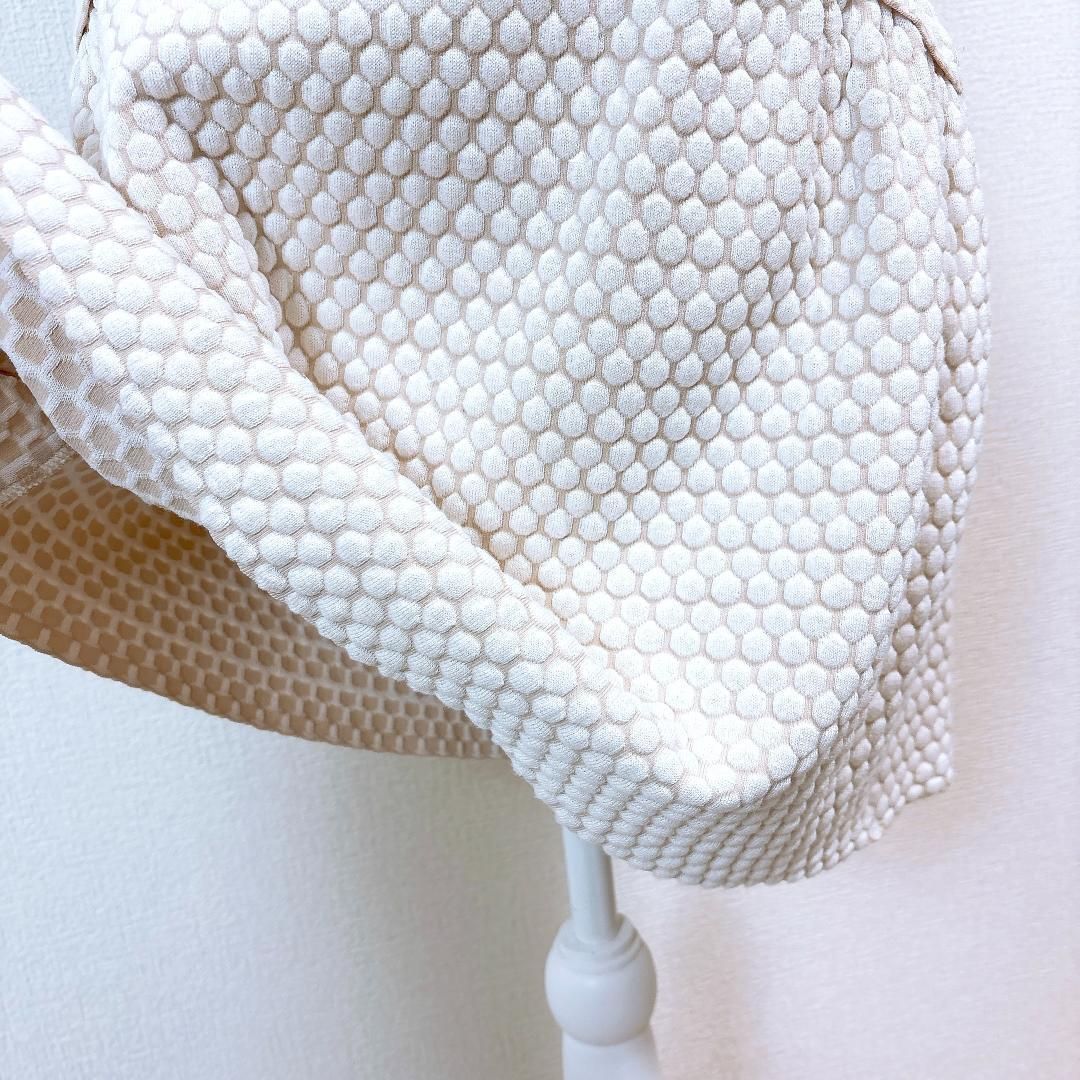 美品】ルネ ニット ノースリーブワンピース 伸縮性有 36 ベージュ  