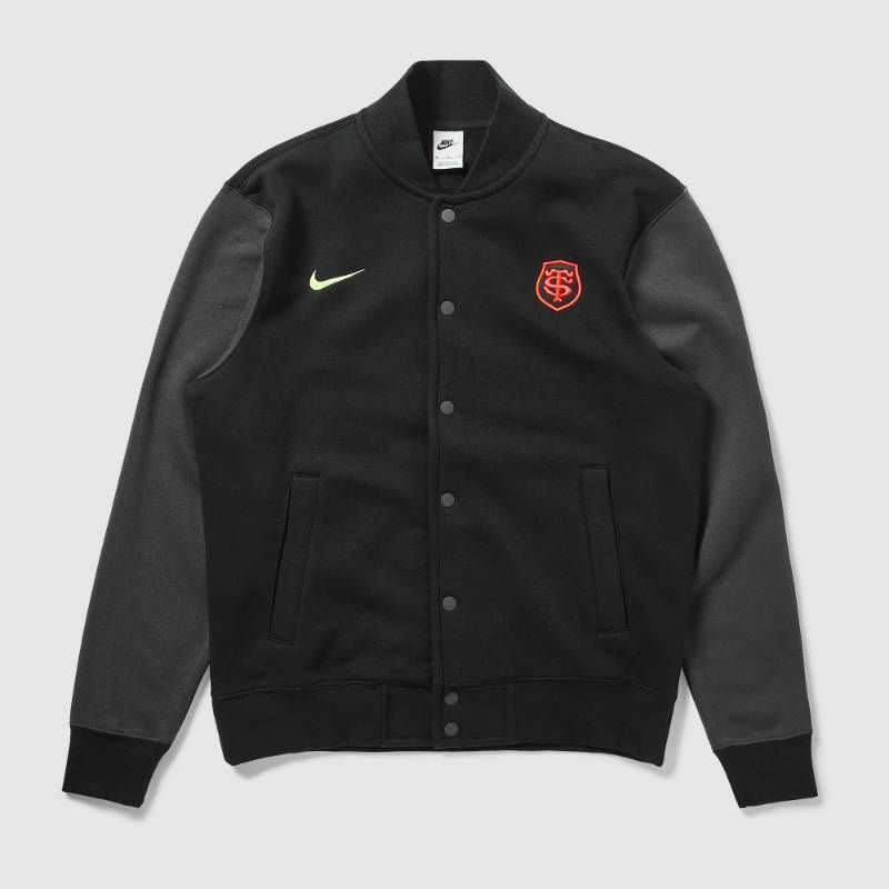 【送料無料・匿名配送】ラグビー Nike スタッド・トゥールーザン 2025/26 バーシティ ジャケット ブラック 黒 新品