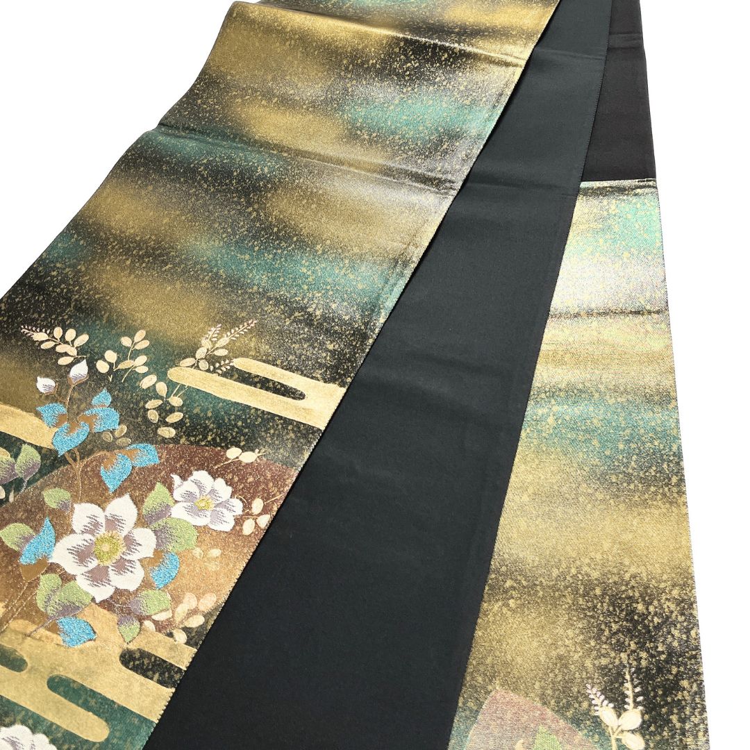 袋帯　金糸　花模様　蕾　ヱ霞　着物　013b d ms 袋帯 金糸 花模様 蕾 ヱ霞 着物 013b d ms 【公式通販】