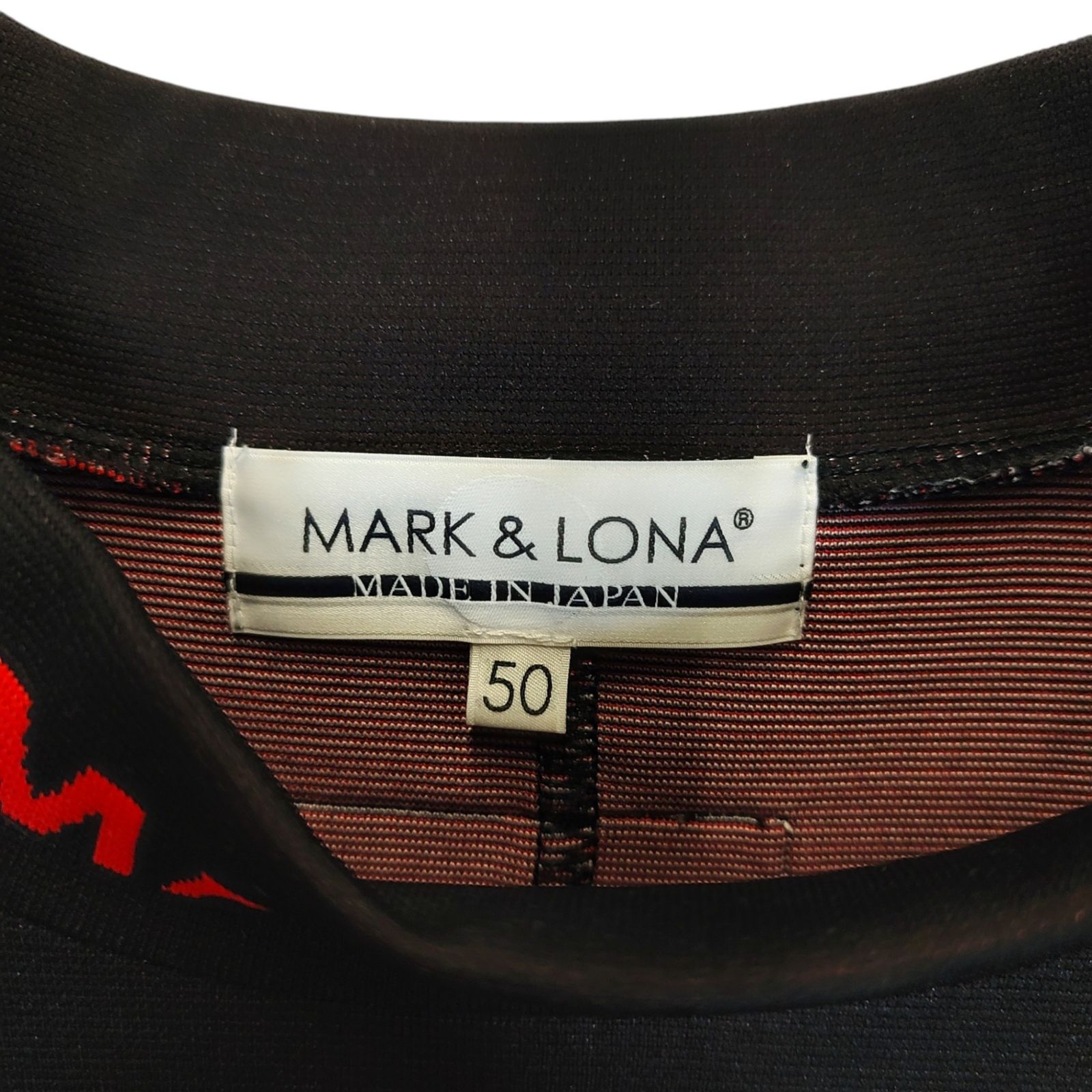 MARK&LONA マークアンドロナ ゴルフ 25SS Geo Motion Mock Neck Top