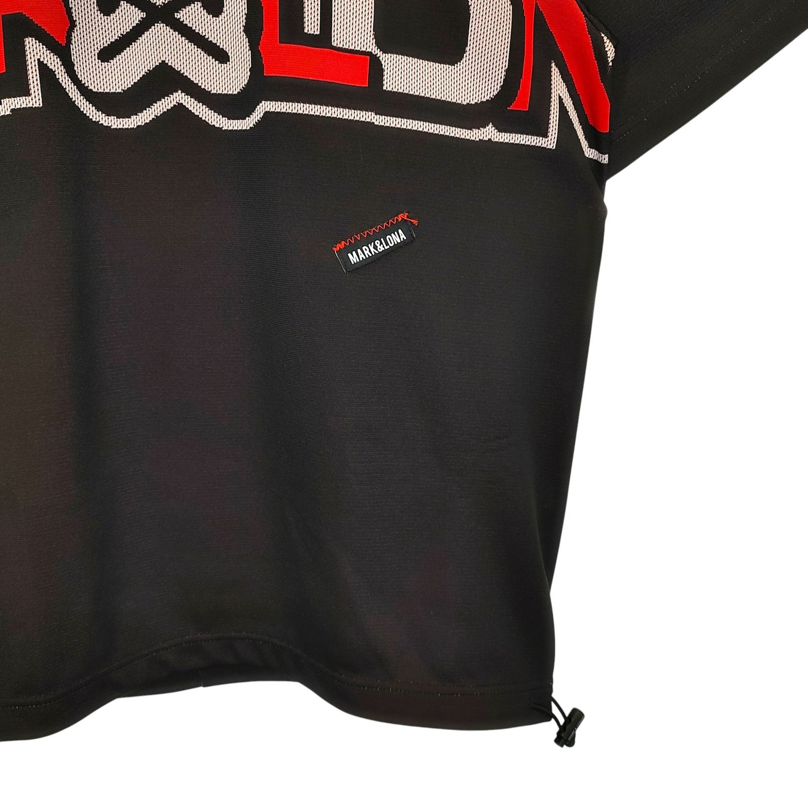 マークアンドロナ ゴルフ 半袖 モックネック ジップアップ カットソー MARK&LONA マークアンドロナ ゴルフ 25SS Geo Motion Mock Neck Top