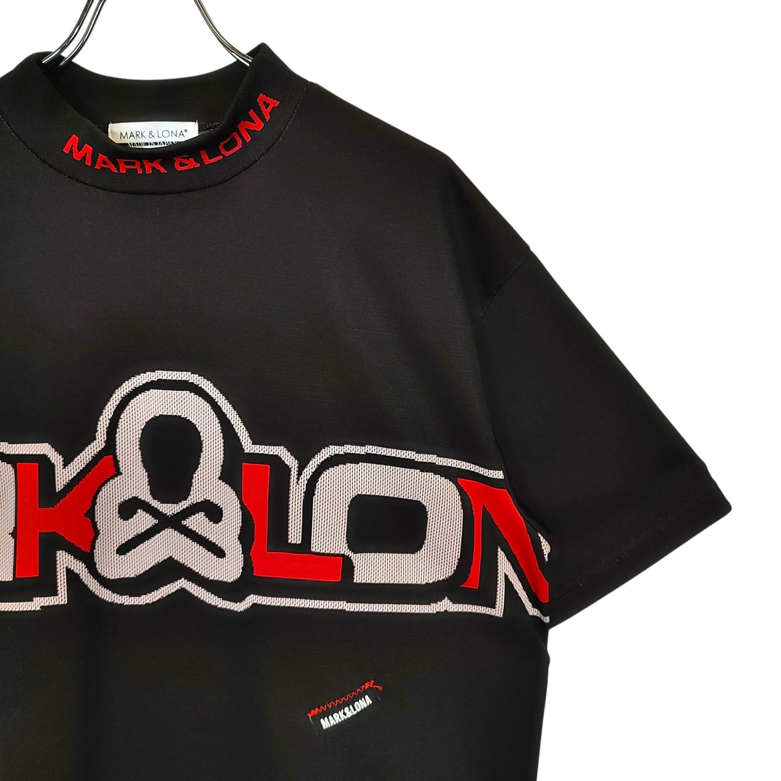 MARK&LONA マークアンドロナ ゴルフ 25SS Geo Motion Mock Neck Top