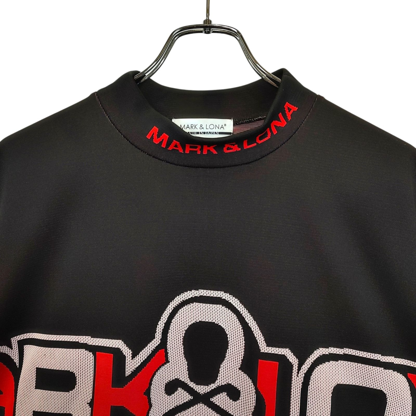 MARK&LONA マークアンドロナ ゴルフ 25SS Geo Motion Mock Neck Top