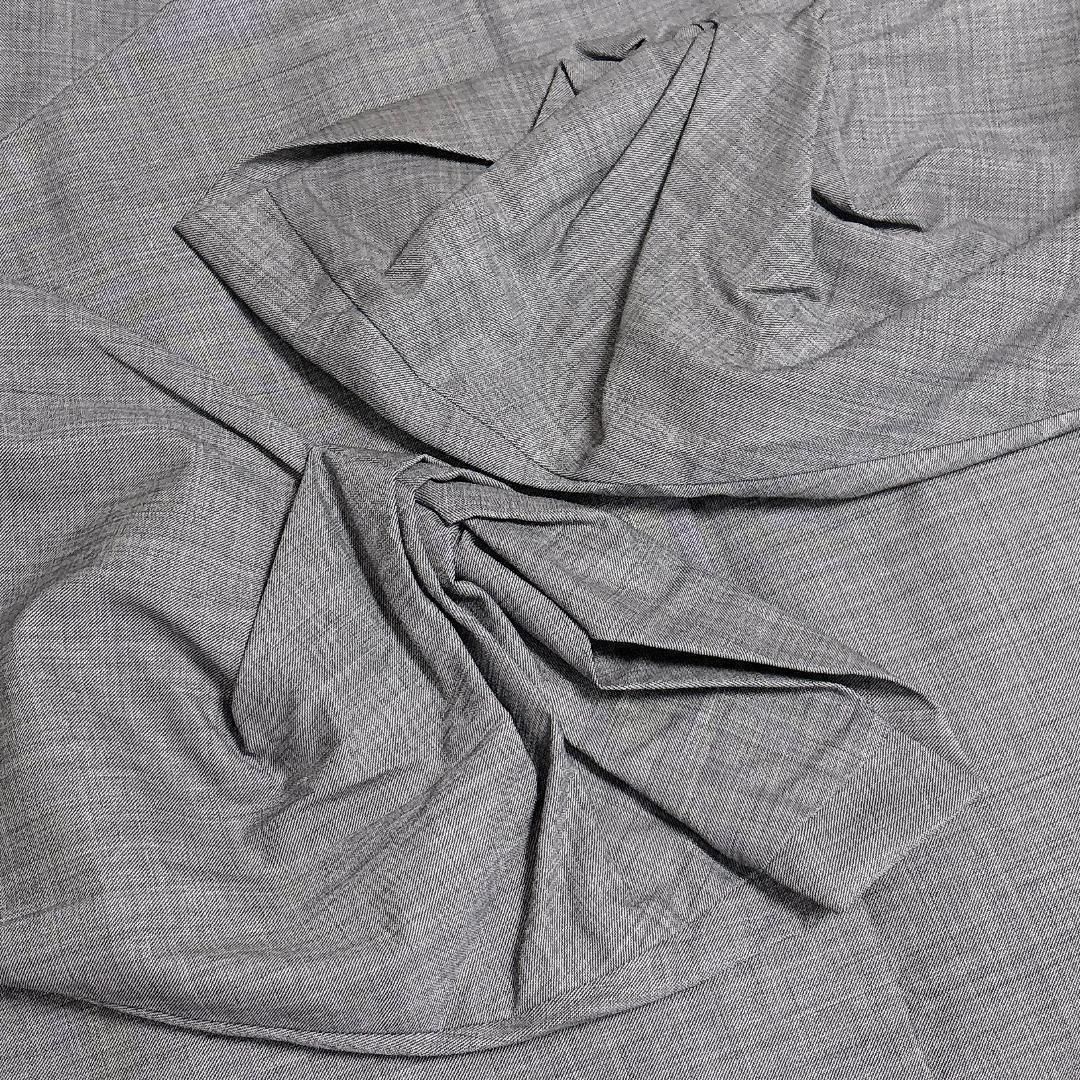 美品】MARNI 長袖ワンピース コート クロップドボタン 44 グレー 