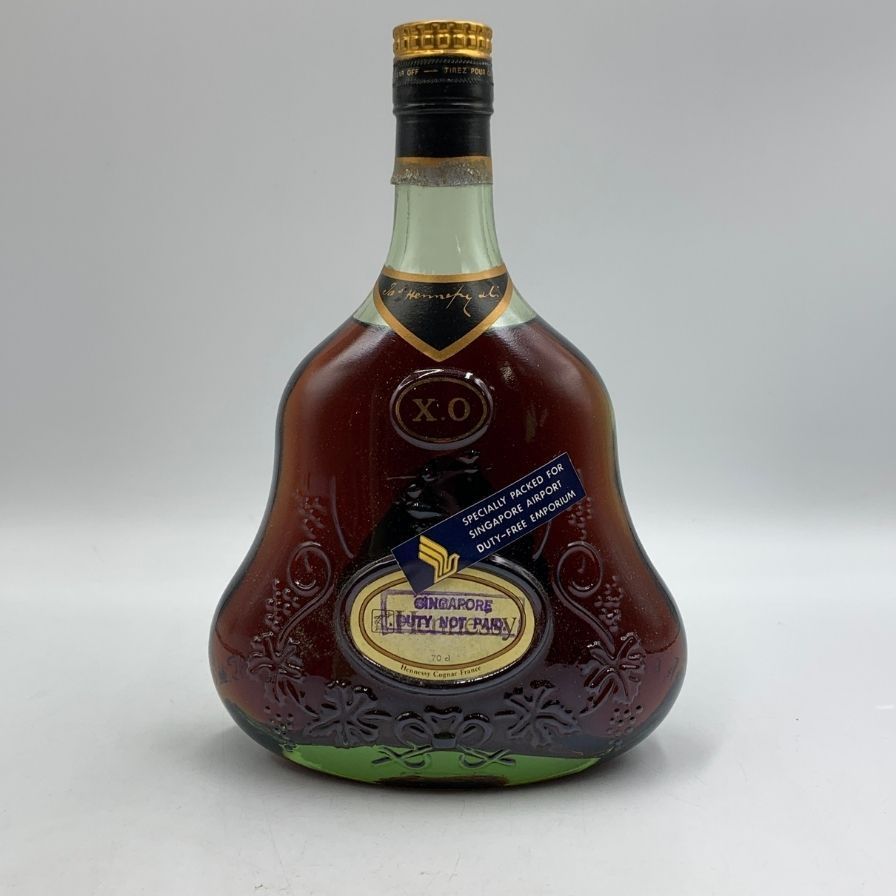 ヘネシー XO 金キャップ グリーンボトル 700ml 40% ヘネシー XO 金キャップ グリーンボトル 700ml 40% 箱付 ヘネシー