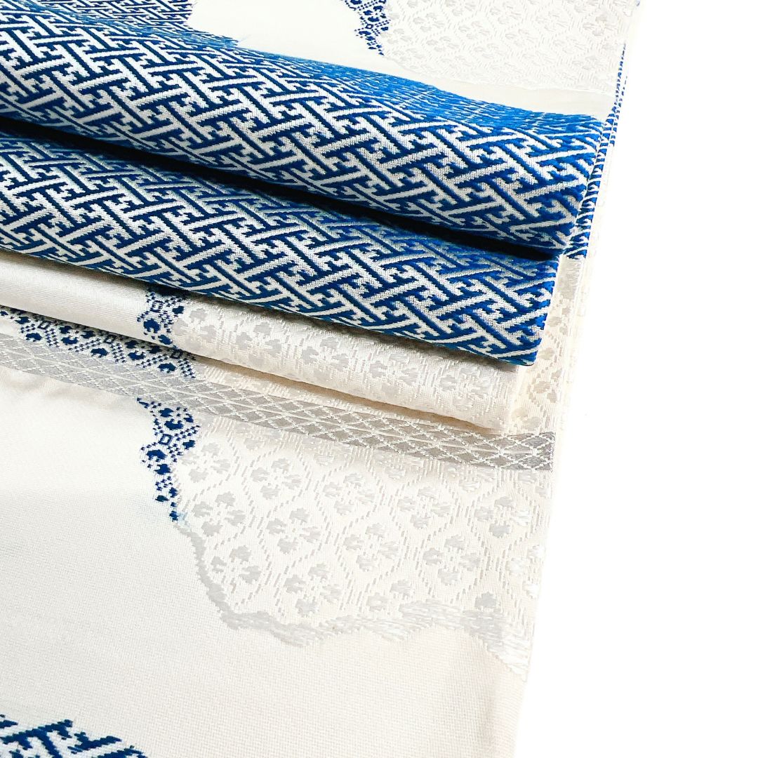 袋帯 西陣織 道長取り 紗綾形 花菱 蜀江紋 着物 013b d ms - メルカリ