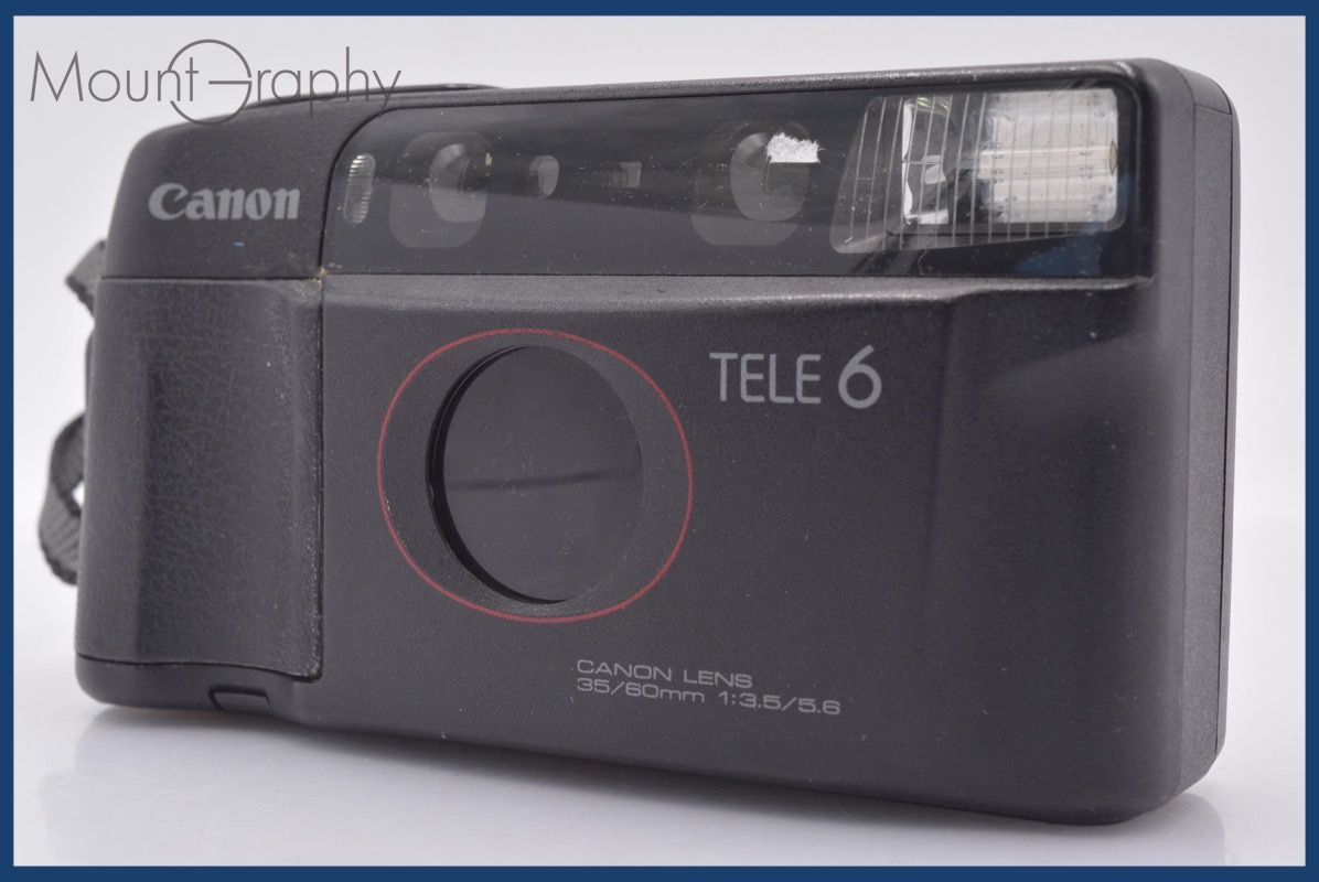 ＜動作品＞ Canon Autoboy TELE6 DATE 35/60mm Canon Autoboy TELE 6 DATE 35/60mm 1:3.5 / 5.6 キャノン コンパクト