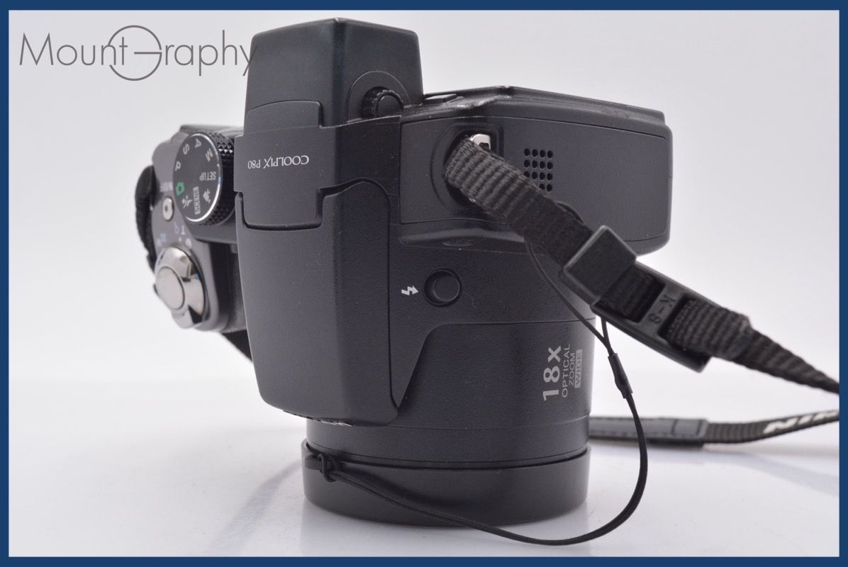 動作保証】 ニコン Nikon COOLPIX P80 18x 前キャップバッテリー、充電