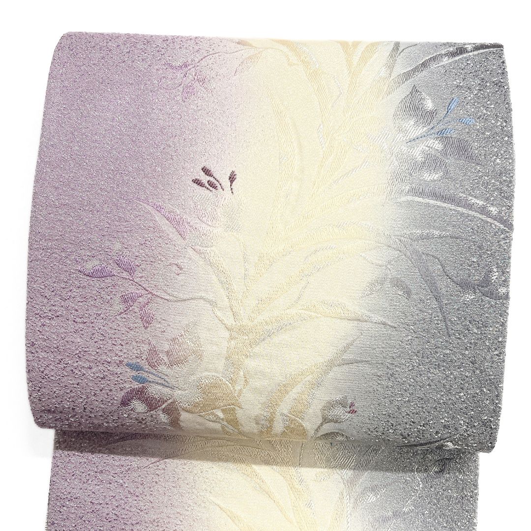 袋帯 リバーシブル 全通 グラデーション 花模様 着物 013b d ms - メルカリ