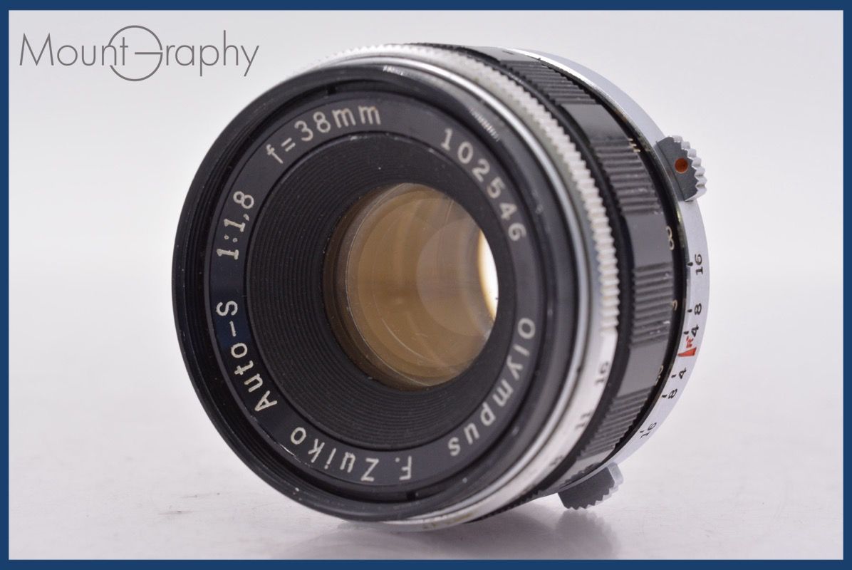 オリンパス OLYMPUS F.Zuiko Auto-S 38mm F1.8 同梱無料 #f00100