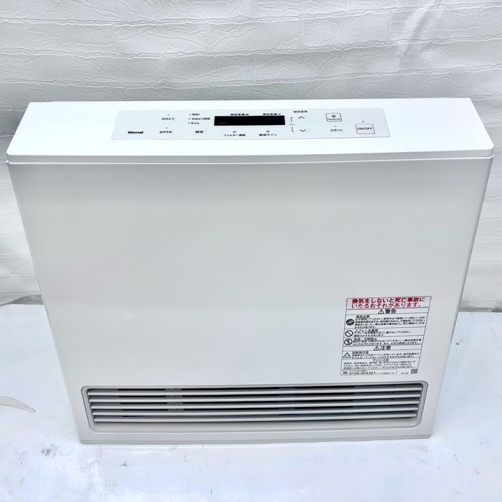 開封済・未使用品】リンナイ ガスファンヒーター 都市ガス12A・13A用