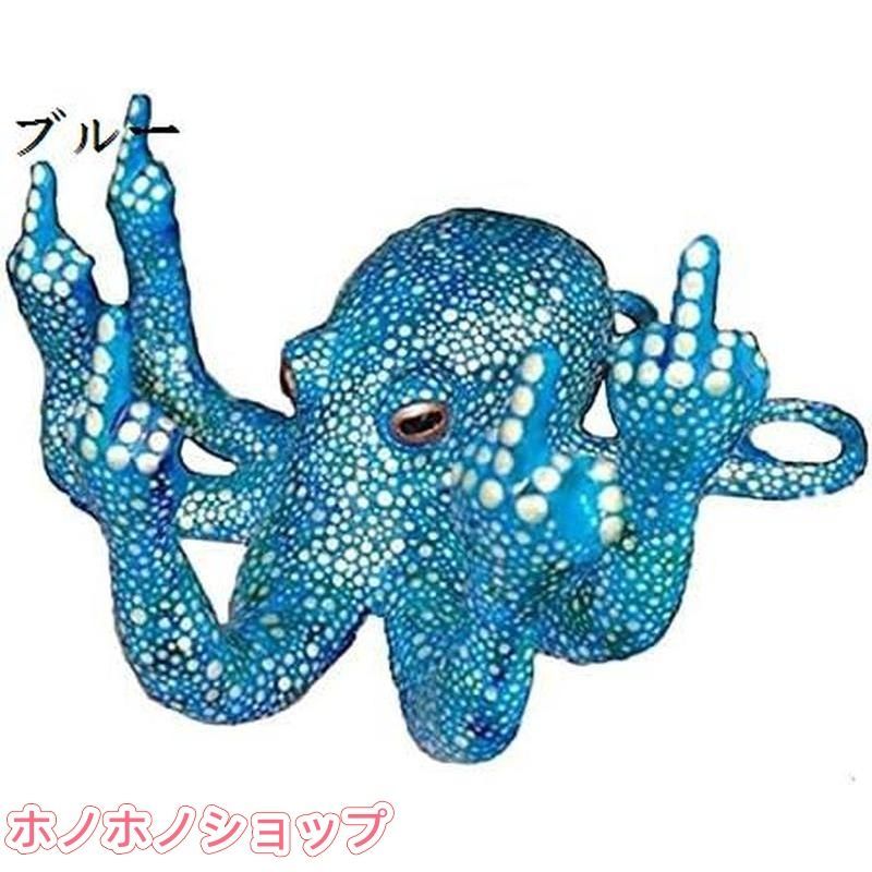 タコのオブジェ タコ 置物 おもしろ オブジェ デスク インテリア - メルカリ