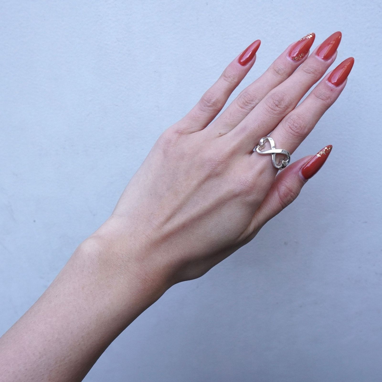 ティファニー ダブルラビングハート リング 925 新品磨き済 - メルカリ