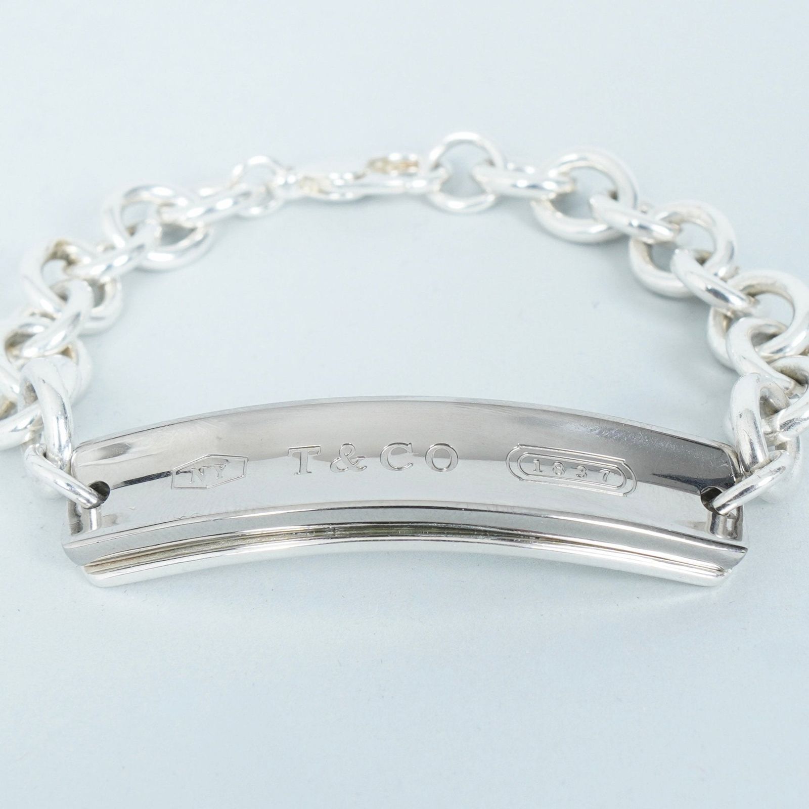 ティファニー IDプレート チェーンブレスレット シルバー925 新品