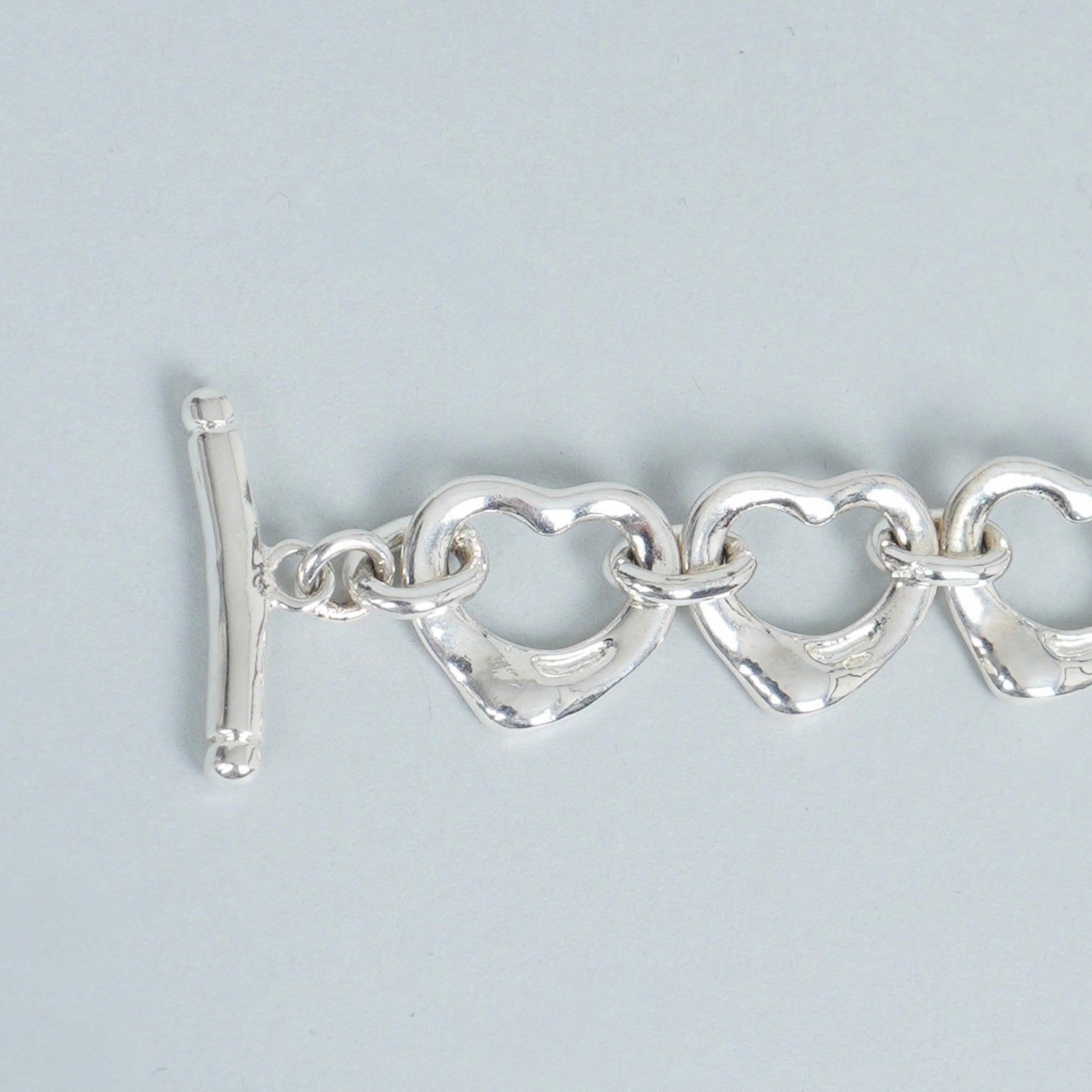 ティファニー オープンハート ブレスレット シルバー925 新品仕上げ