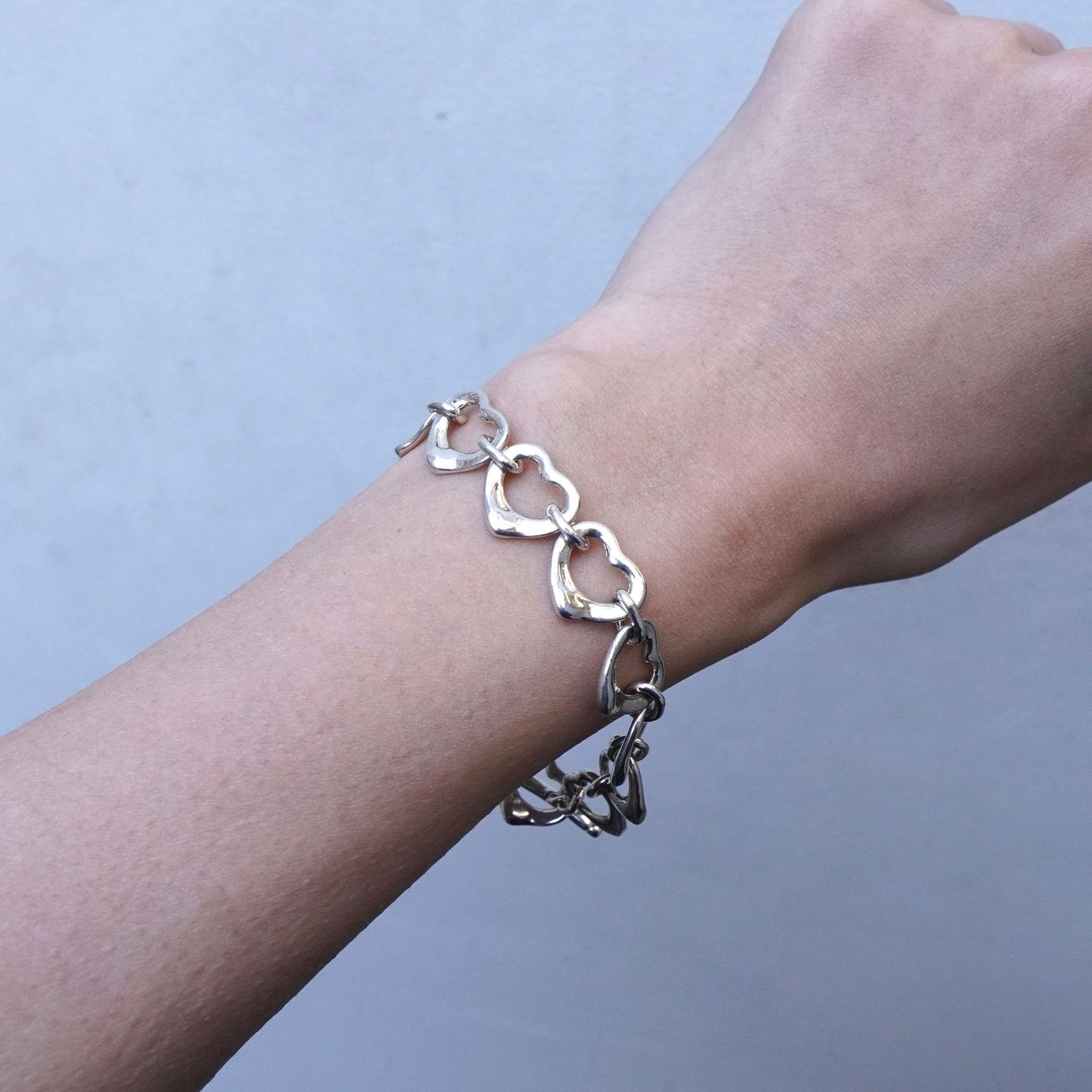 ティファニー オープンハート ブレスレット シルバー925 新品仕上げ