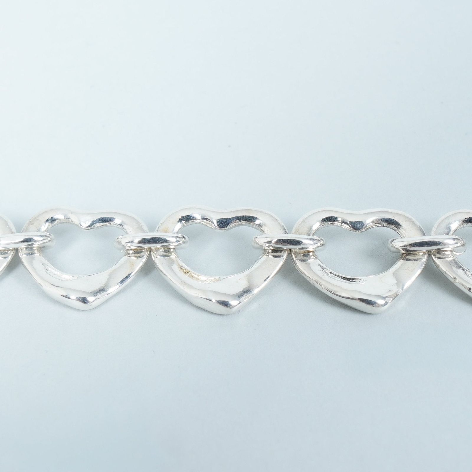 ティファニー オープンハートブレスレット シルバー エルサ・ペレッティ™ オープン ハート ブレスレット シルバー、11MM